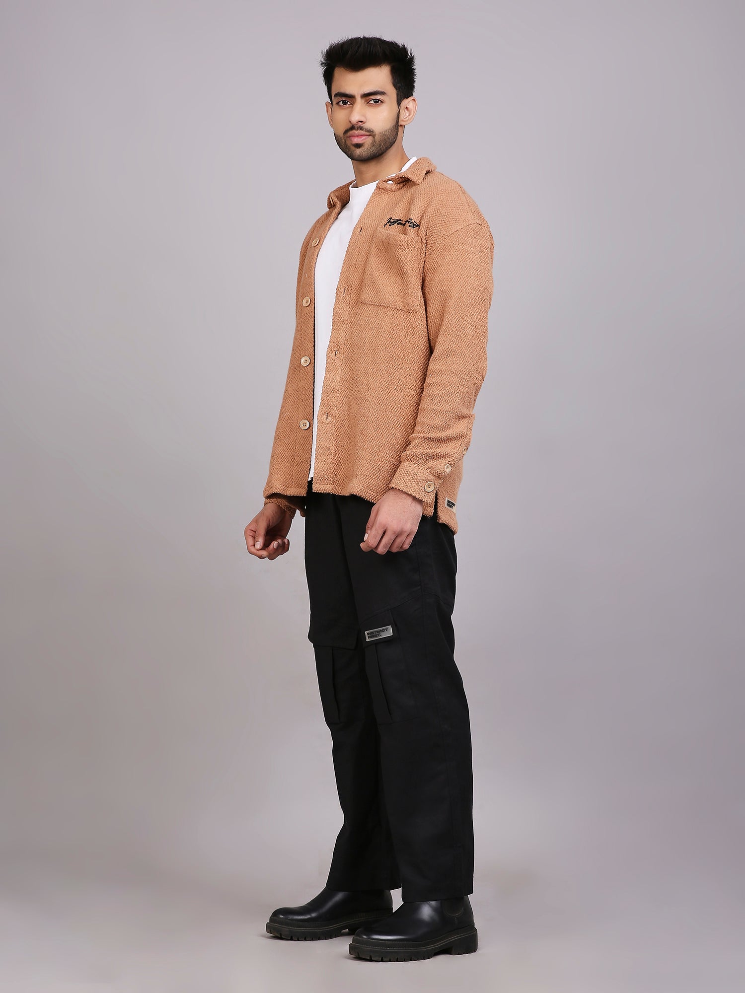 Oversized Cargo pants (Black)