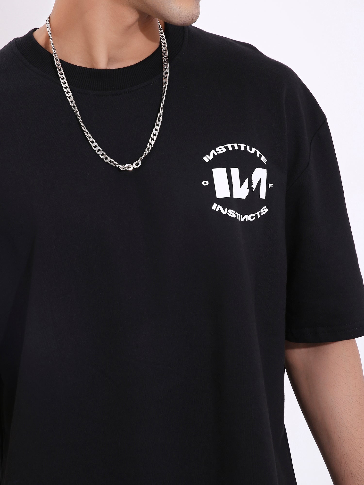 Institute Of Instincts - Oversized T-shirt (Black)