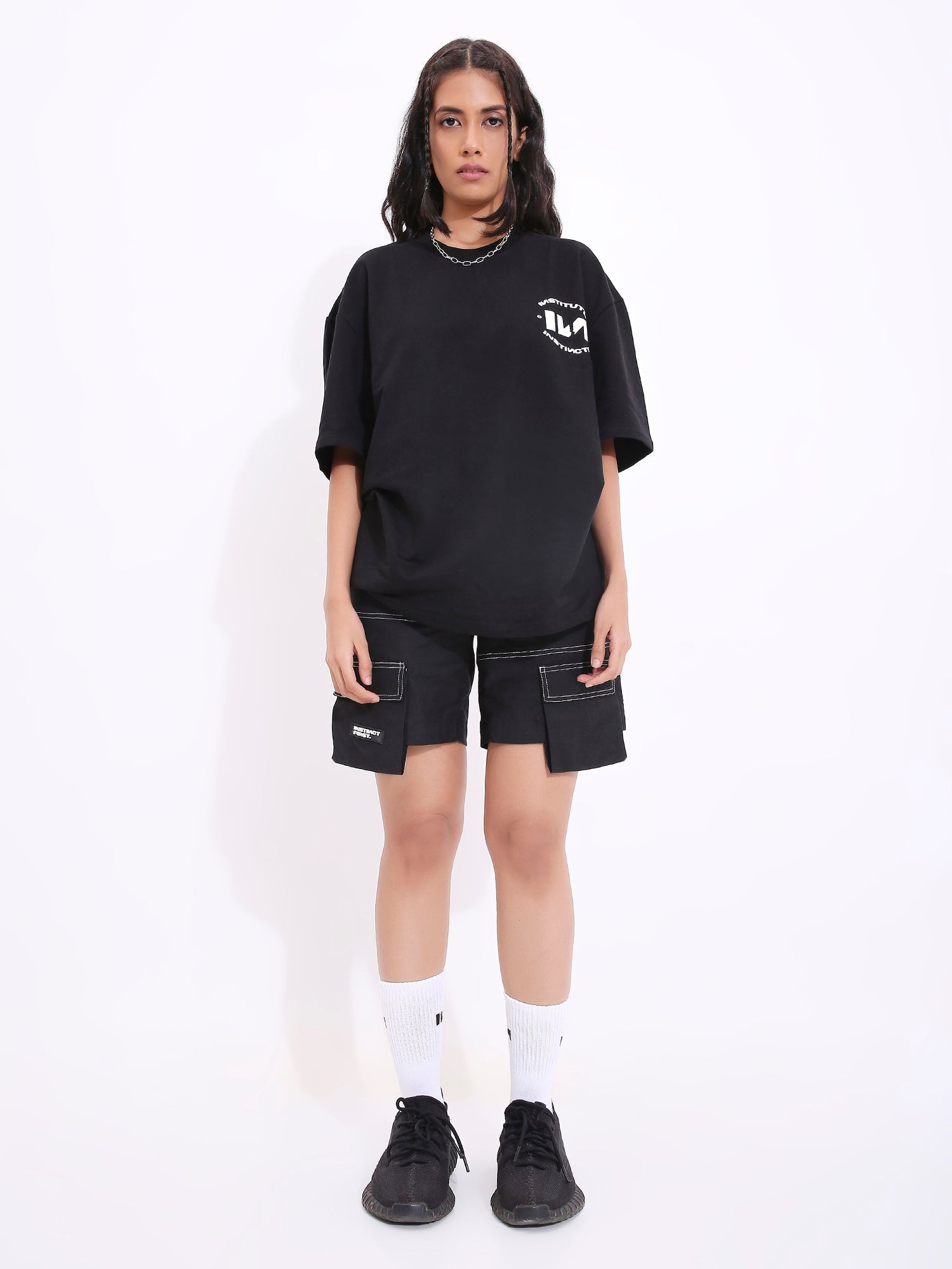 Institute Of Instincts - Oversized T-shirt (Black)