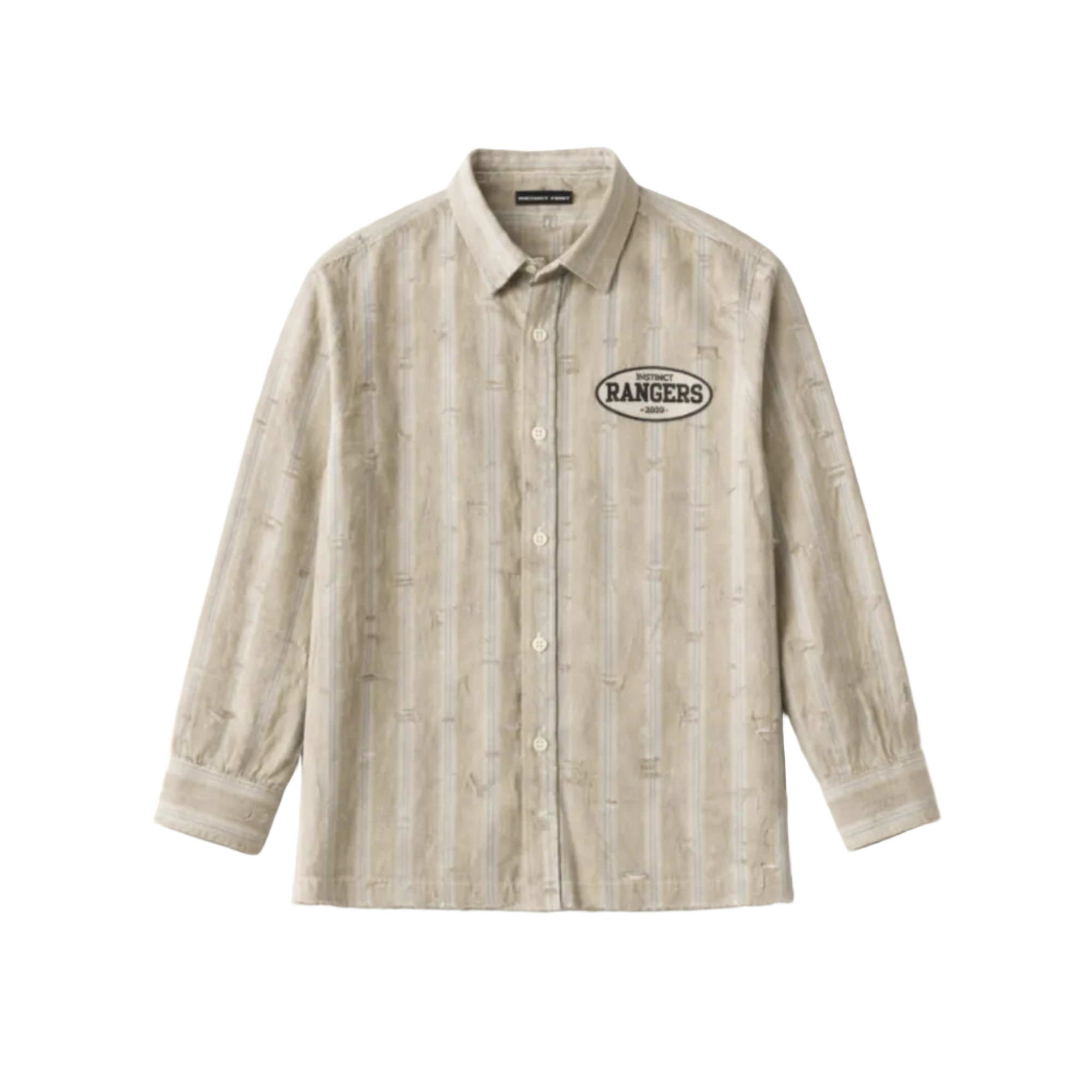 Distressed Shirt (Mud Brown)