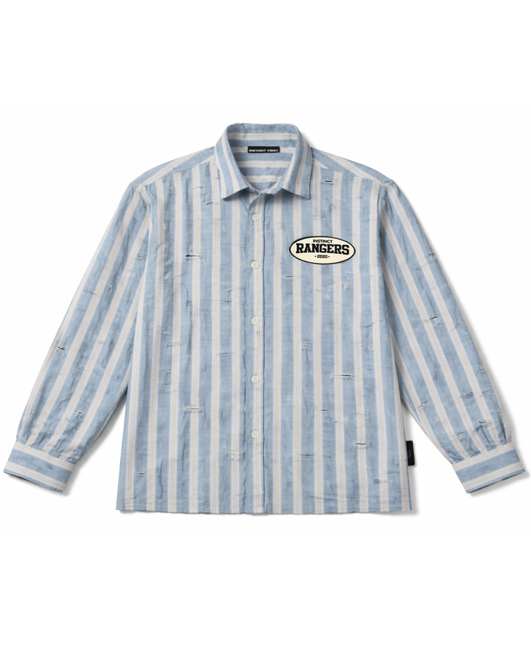 Distressed - Shirt (Sky Blue )