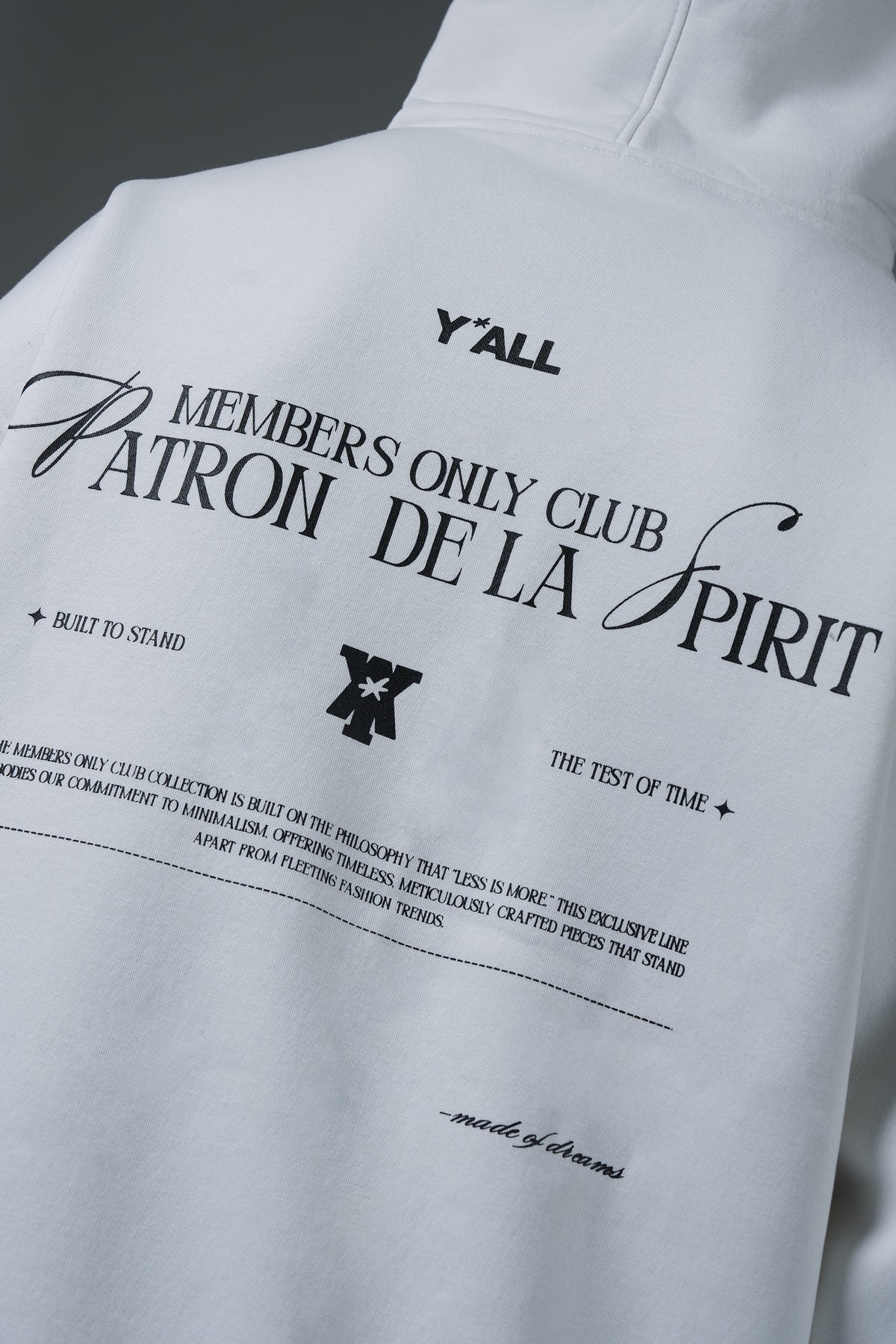 MEMBERS ONLY CLUB 2026 - HOODIE OFF WHITE