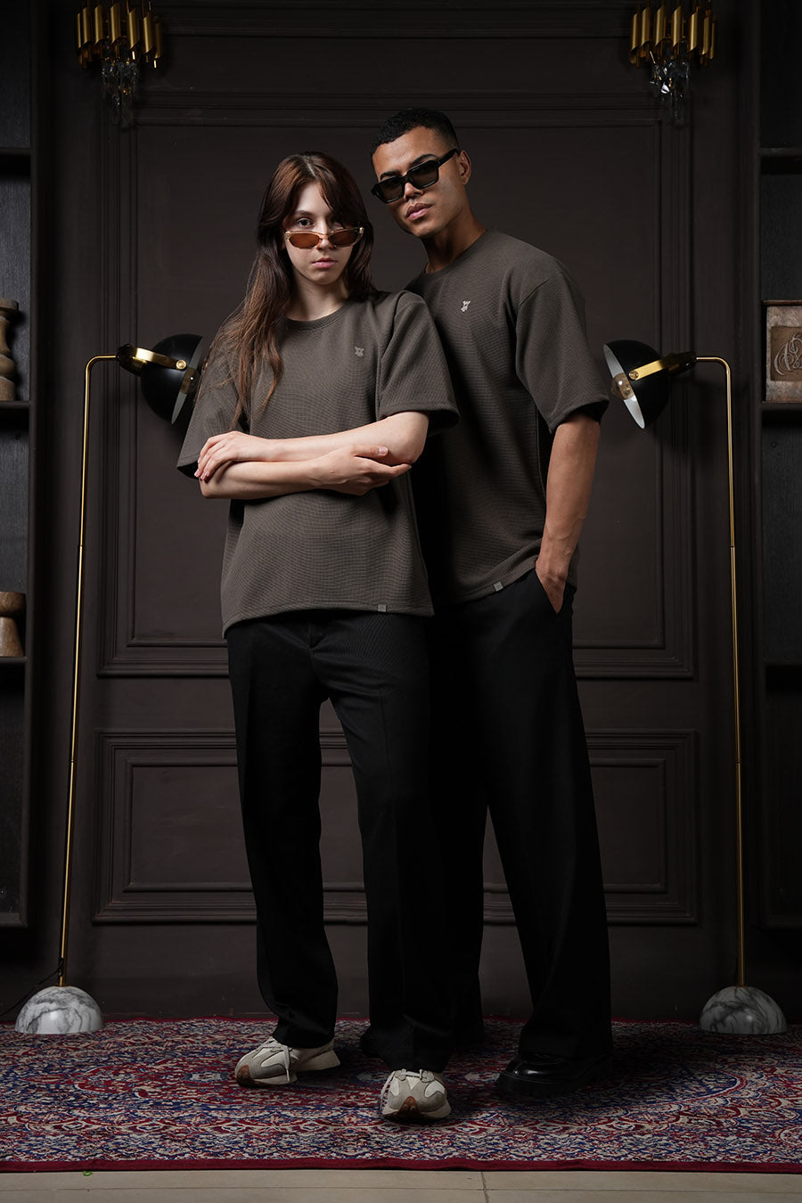 Waffle T Shirt - Tate Olive