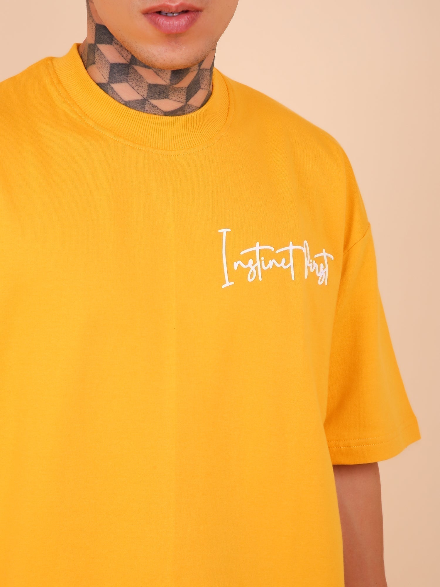 Dreams Mustard- Oversized T-shirt