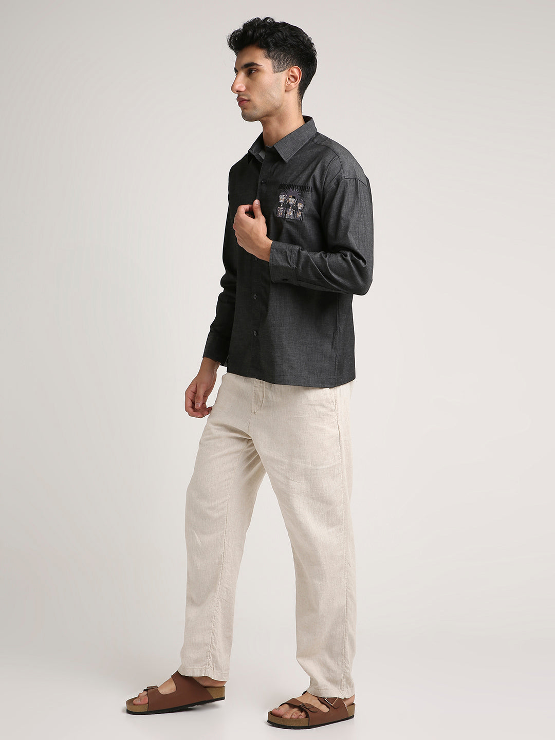 Tribal Shirt - (Charcoal)