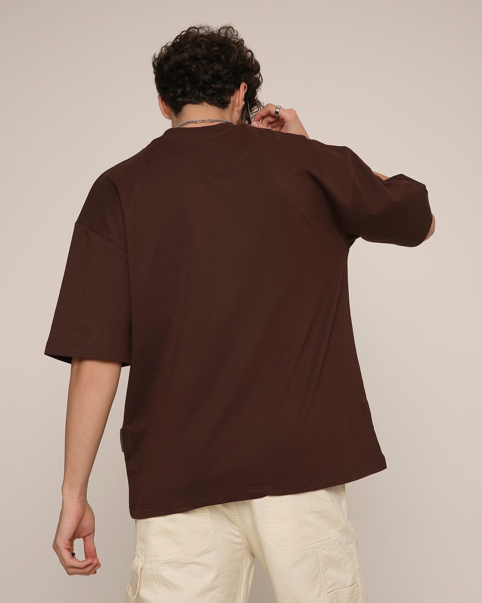 Foil - Oversized T-Shirt (Brown)