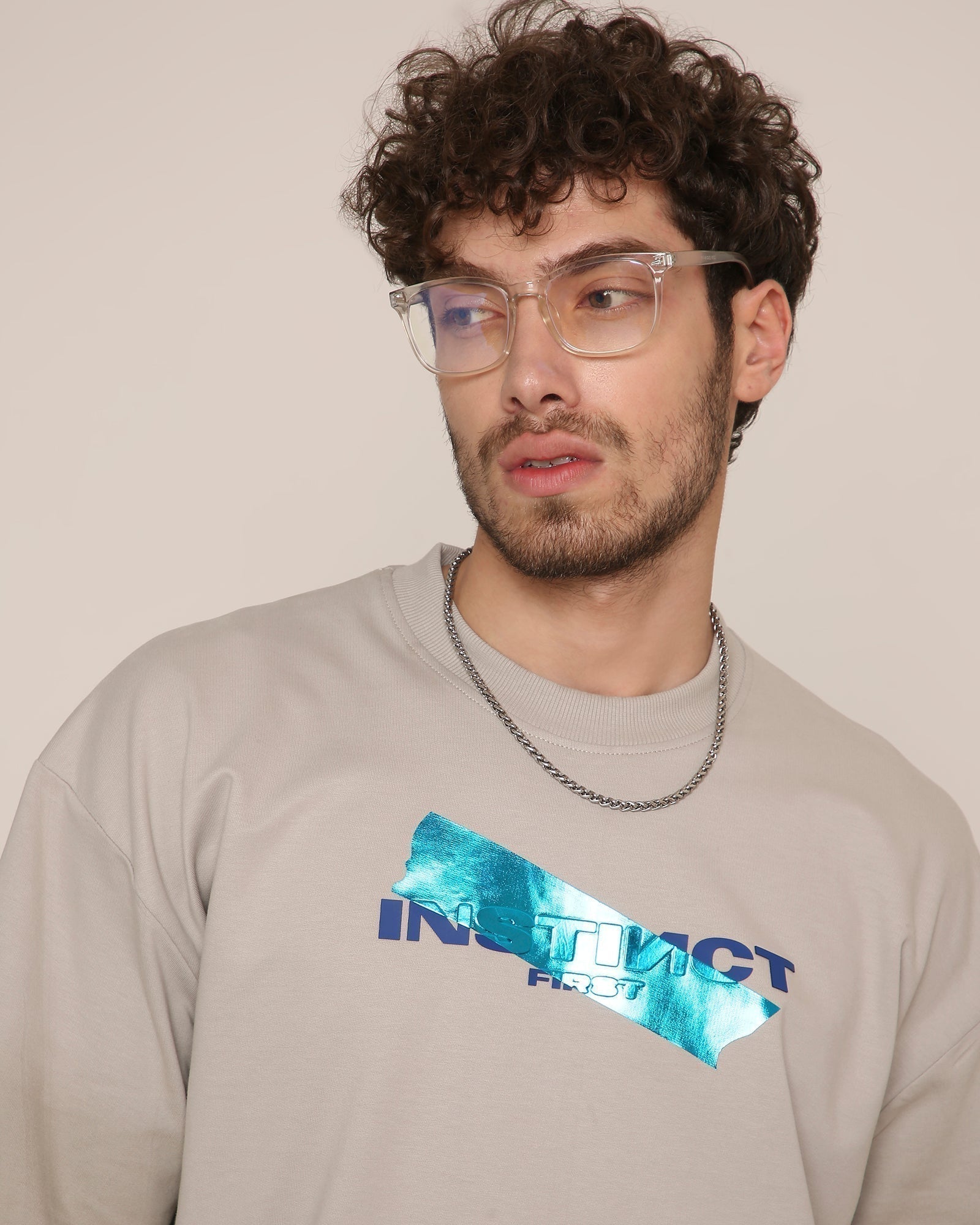 Mark of Instinct - Oversized T-Shirt (Stone)