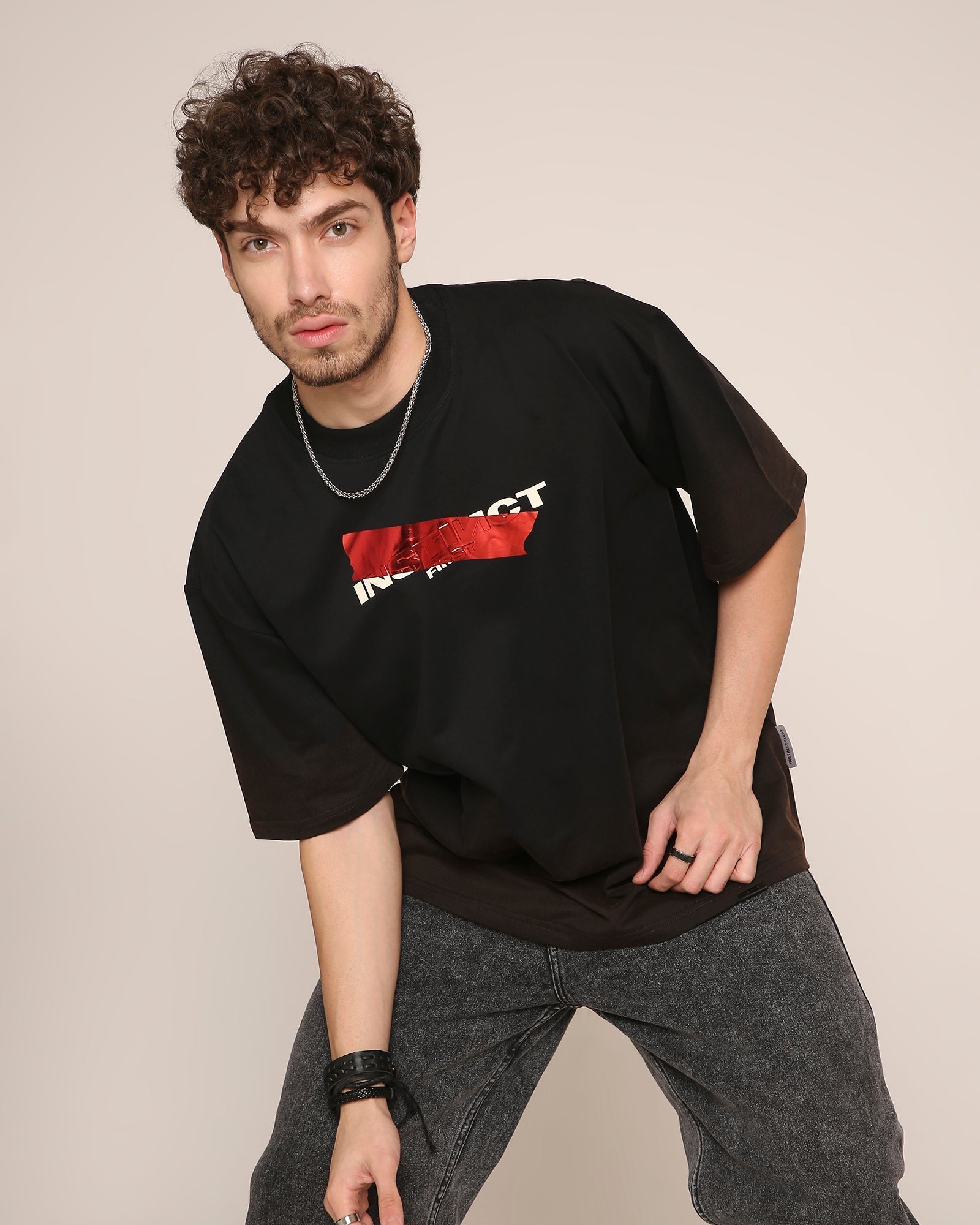 Mark of Instinct - Oversized T-Shirt (Black)