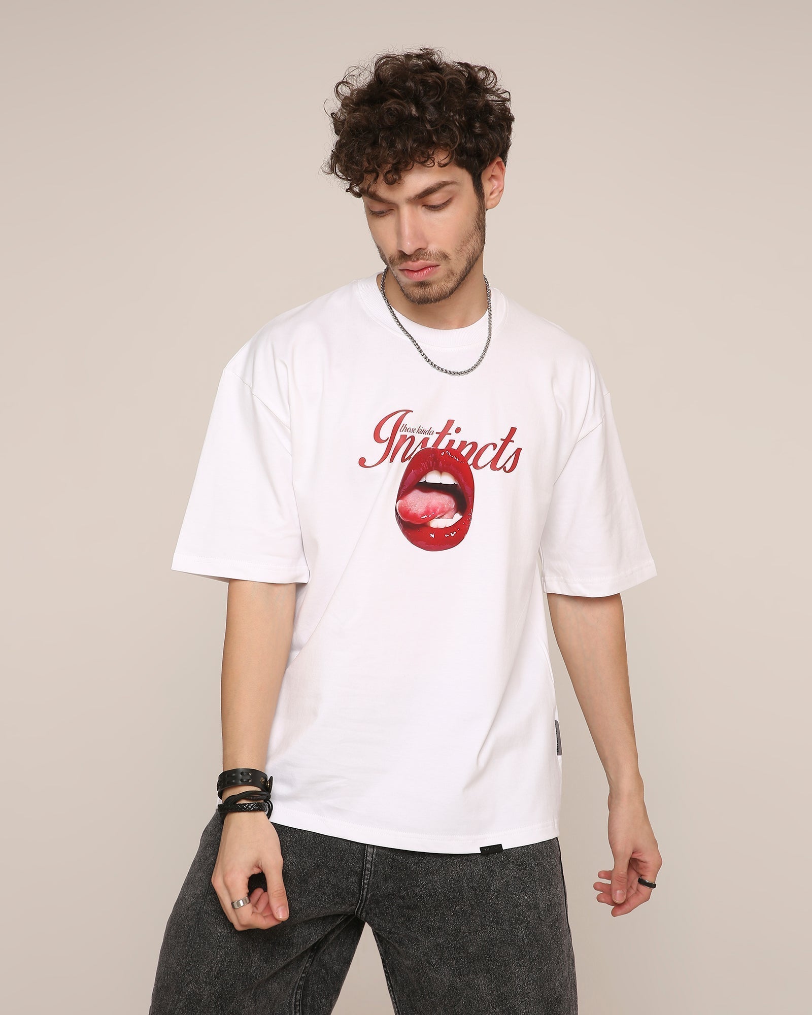 Temptation - Oversized T-Shirt (white)