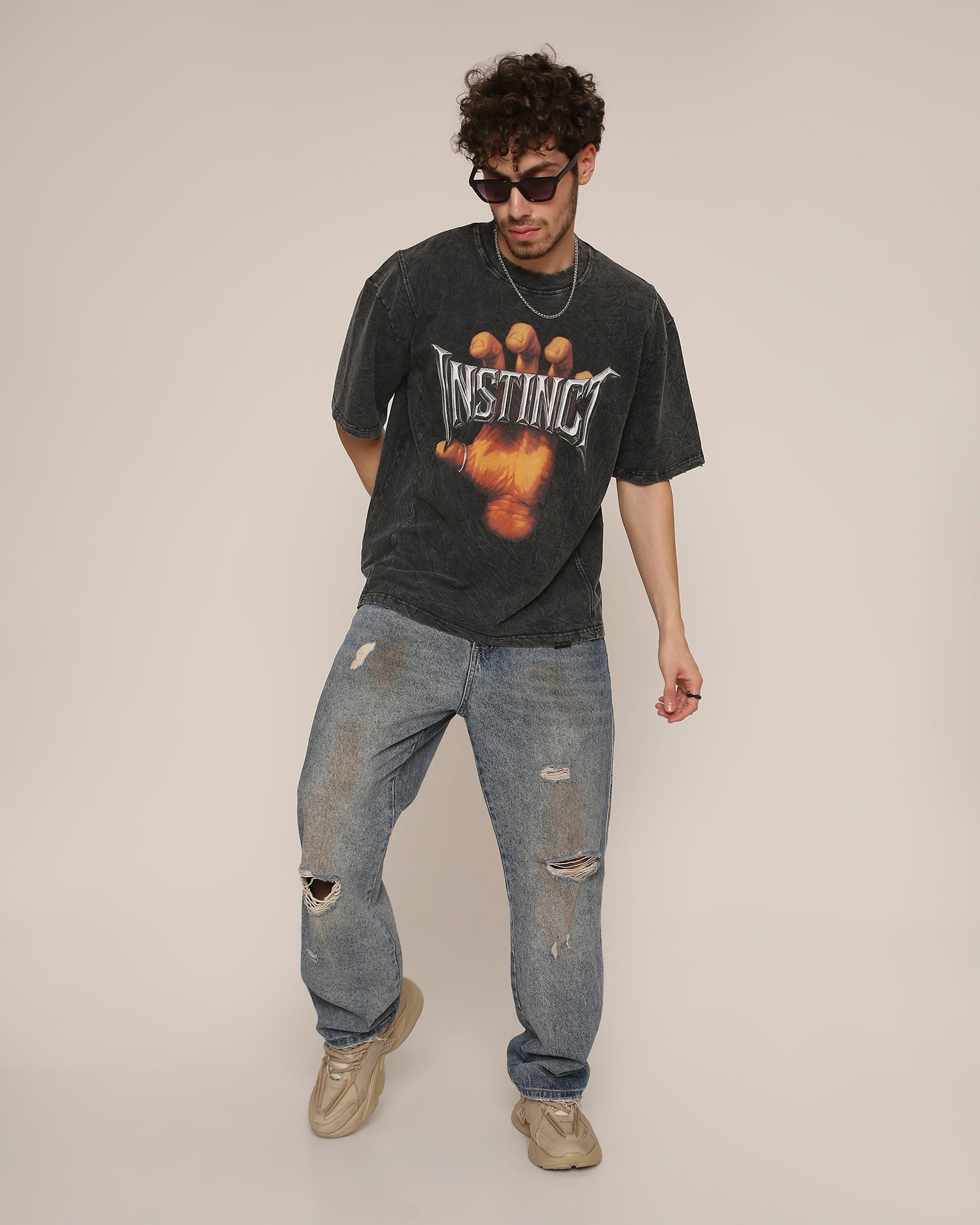 Primal Energy - Oversized Tshirt (Grey)