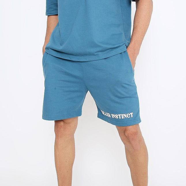 Midnight Blue Oversized Shorts