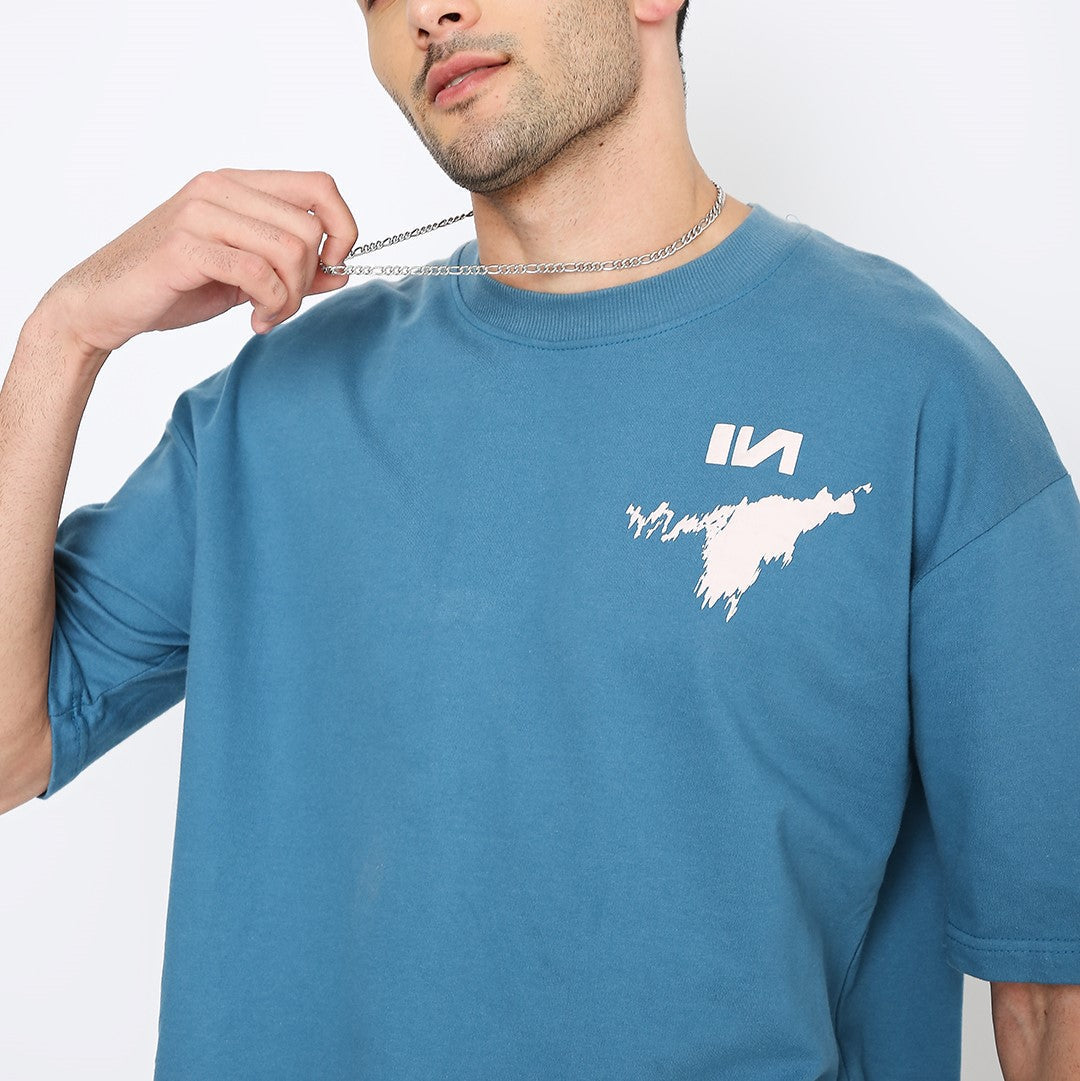 Oversized T-shirt (Midnight Blue)