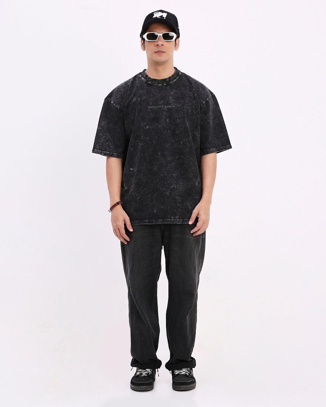 Washed Out Oversized t-shirt (Iron)