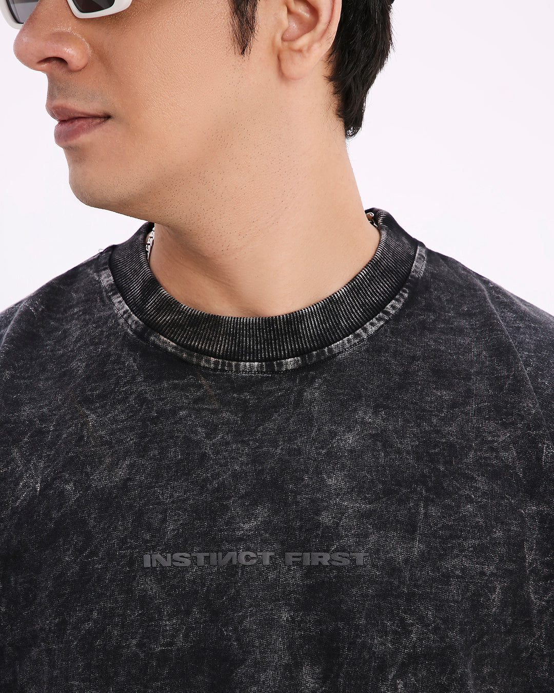 Washed Out Oversized t-shirt (Iron)