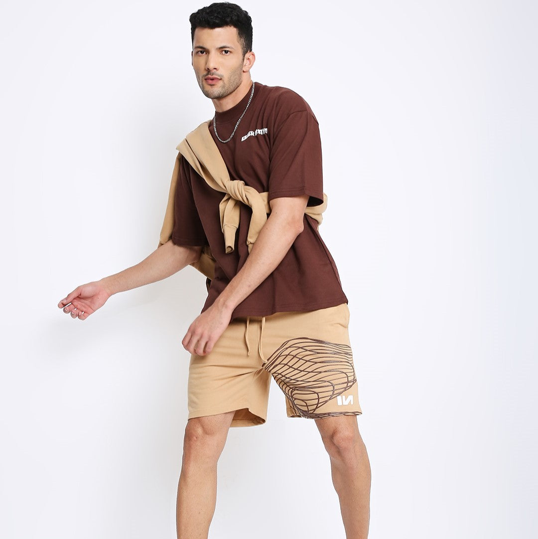 Iced Coffee Oversized shorts