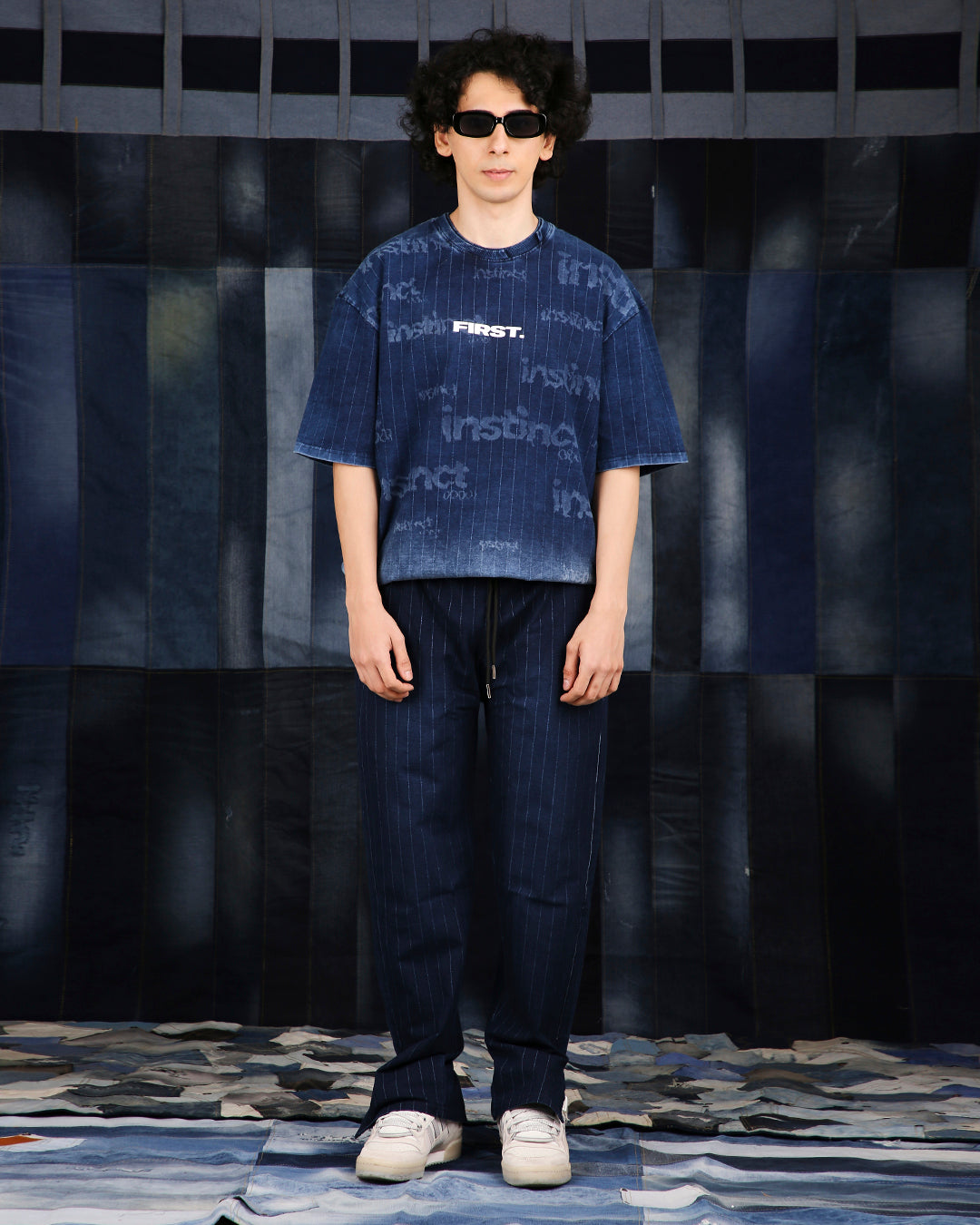 Denim Fade T-shirt - (Blue)