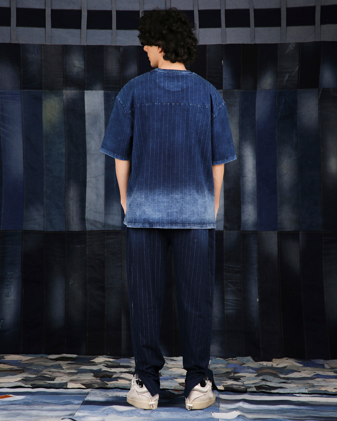 Denim Fade T-shirt - (Blue)