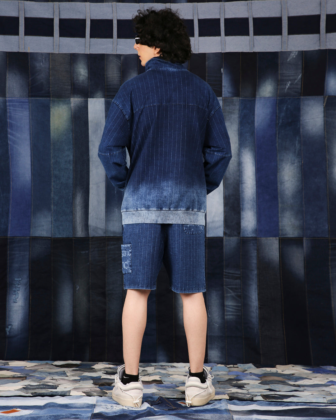 Denim Drift Zipper - (Blue)