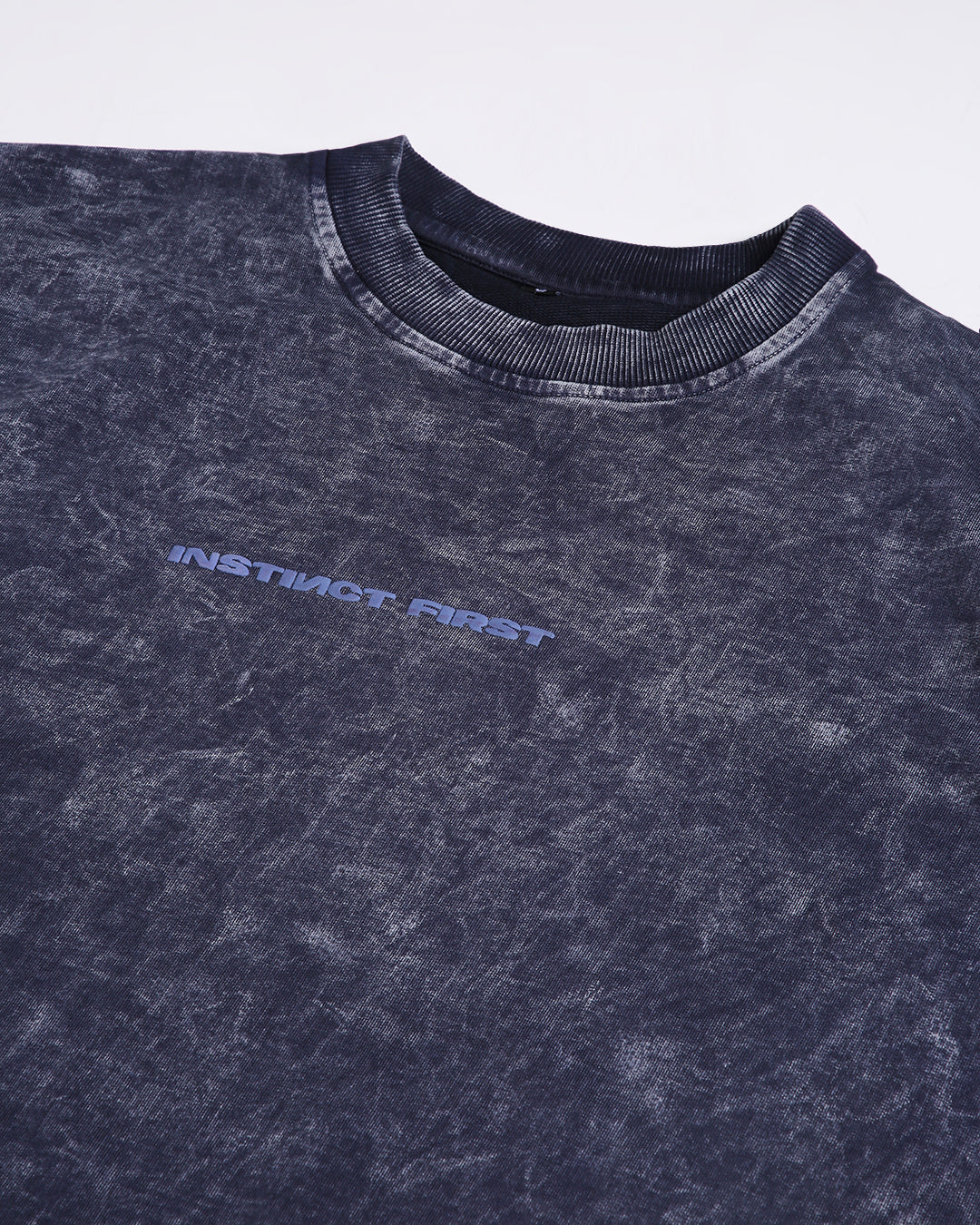 Cobalt Washed Out Oversized T-shirt (Blue)