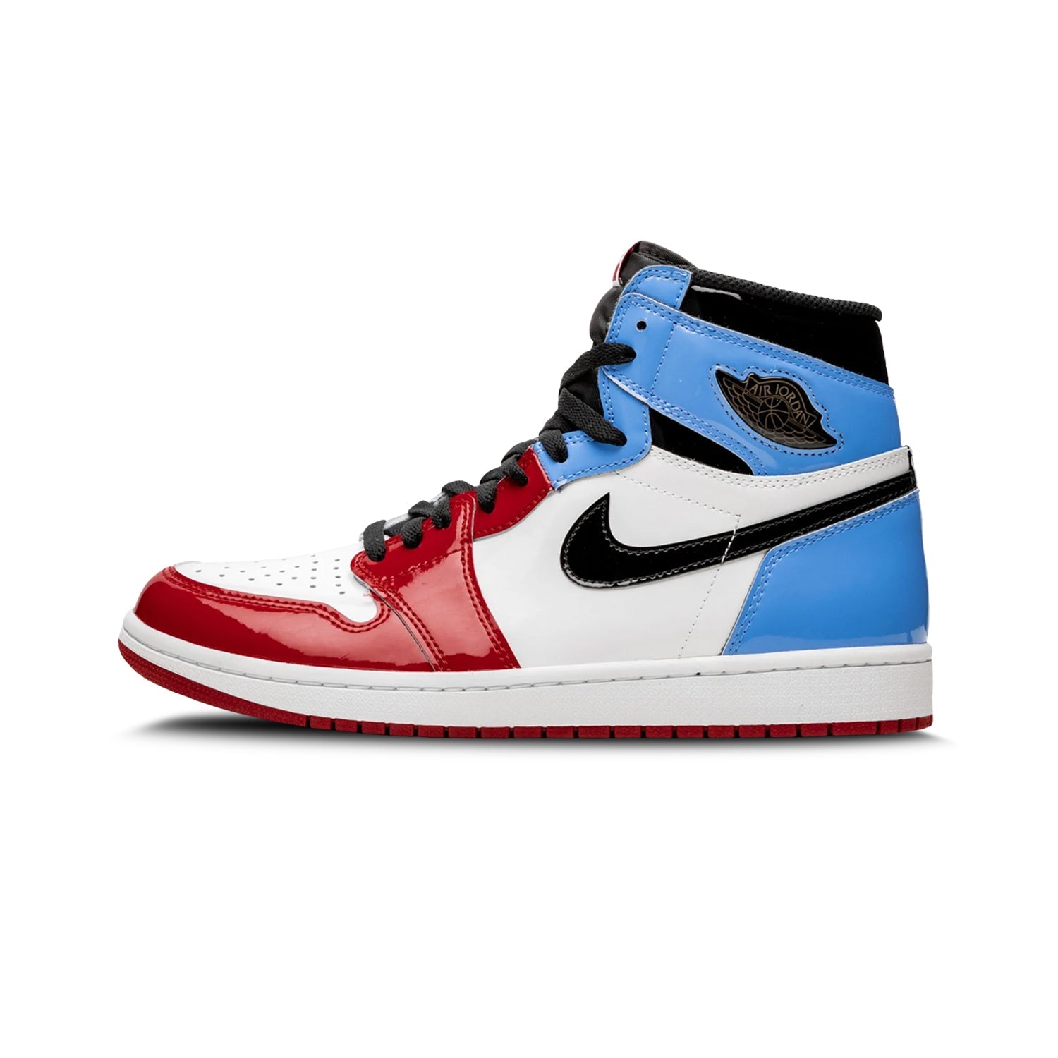 High Top Nike Jordans Red And Blue Jordan Retro High Fearless UNC