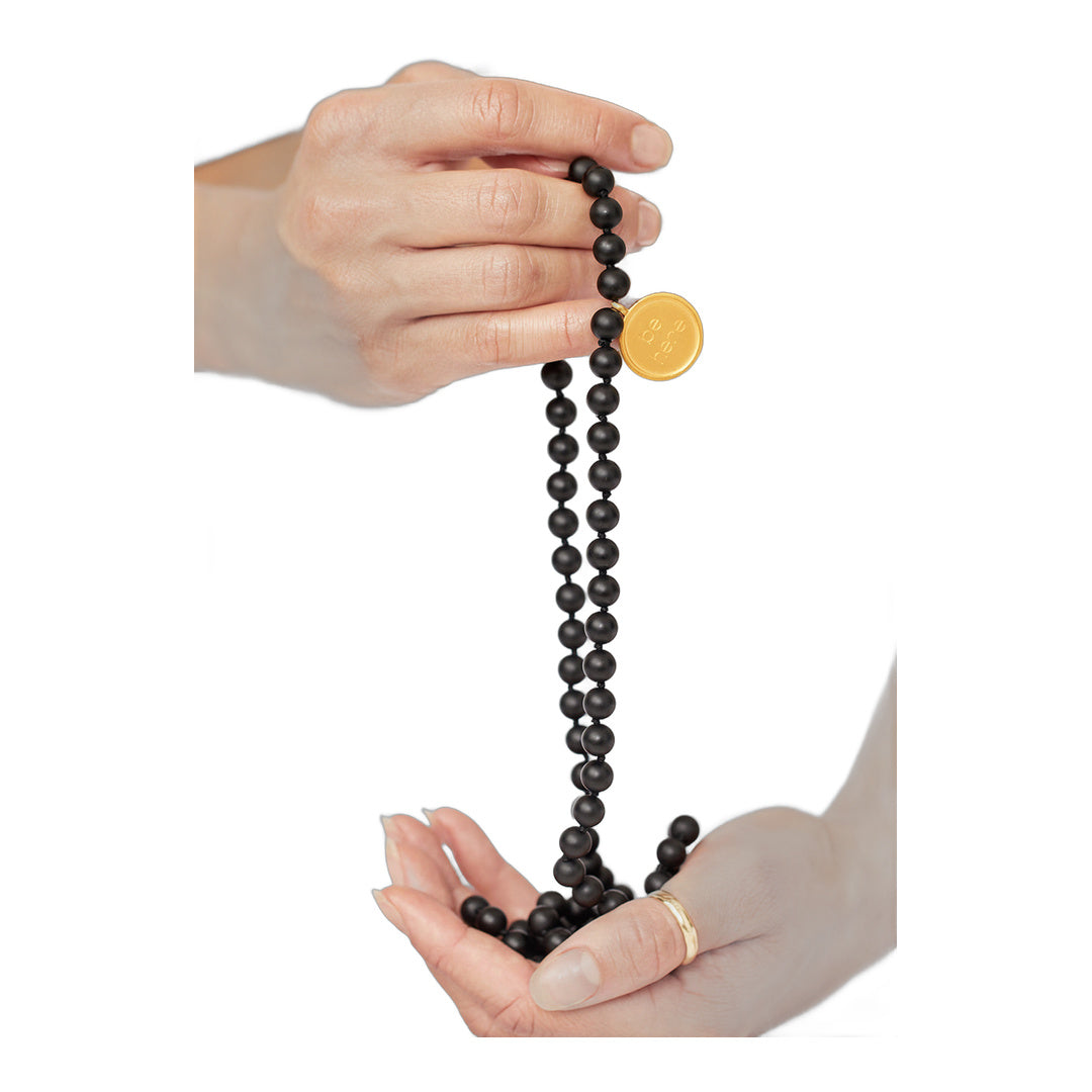 alo Black Onyx Mala Necklace