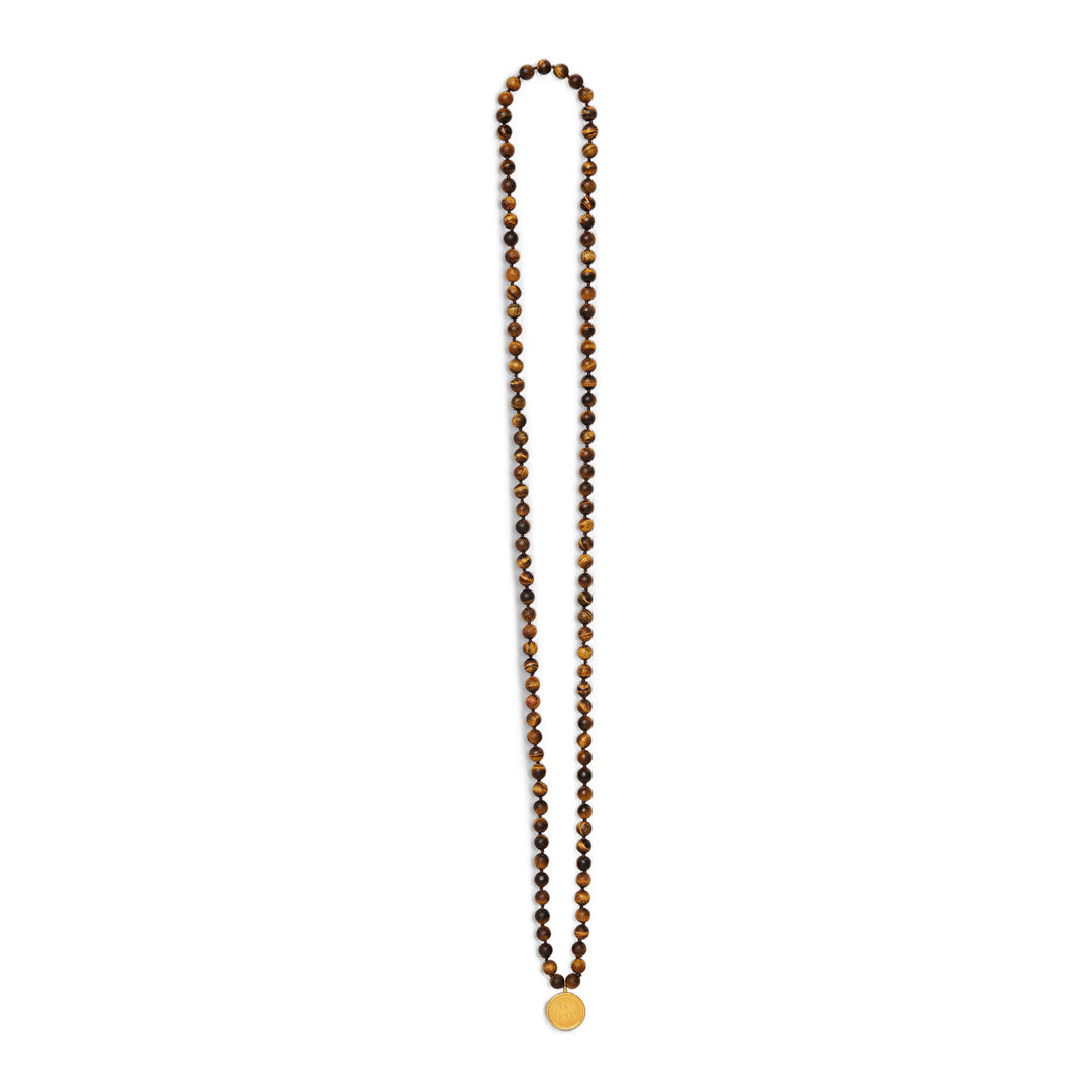 alo Tiger’s Eye Mala Necklace