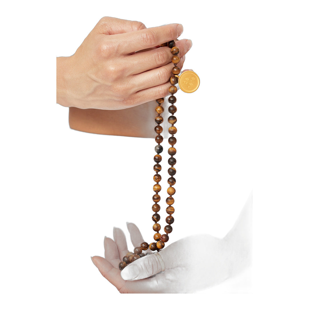 alo Tiger’s Eye Mala Necklace