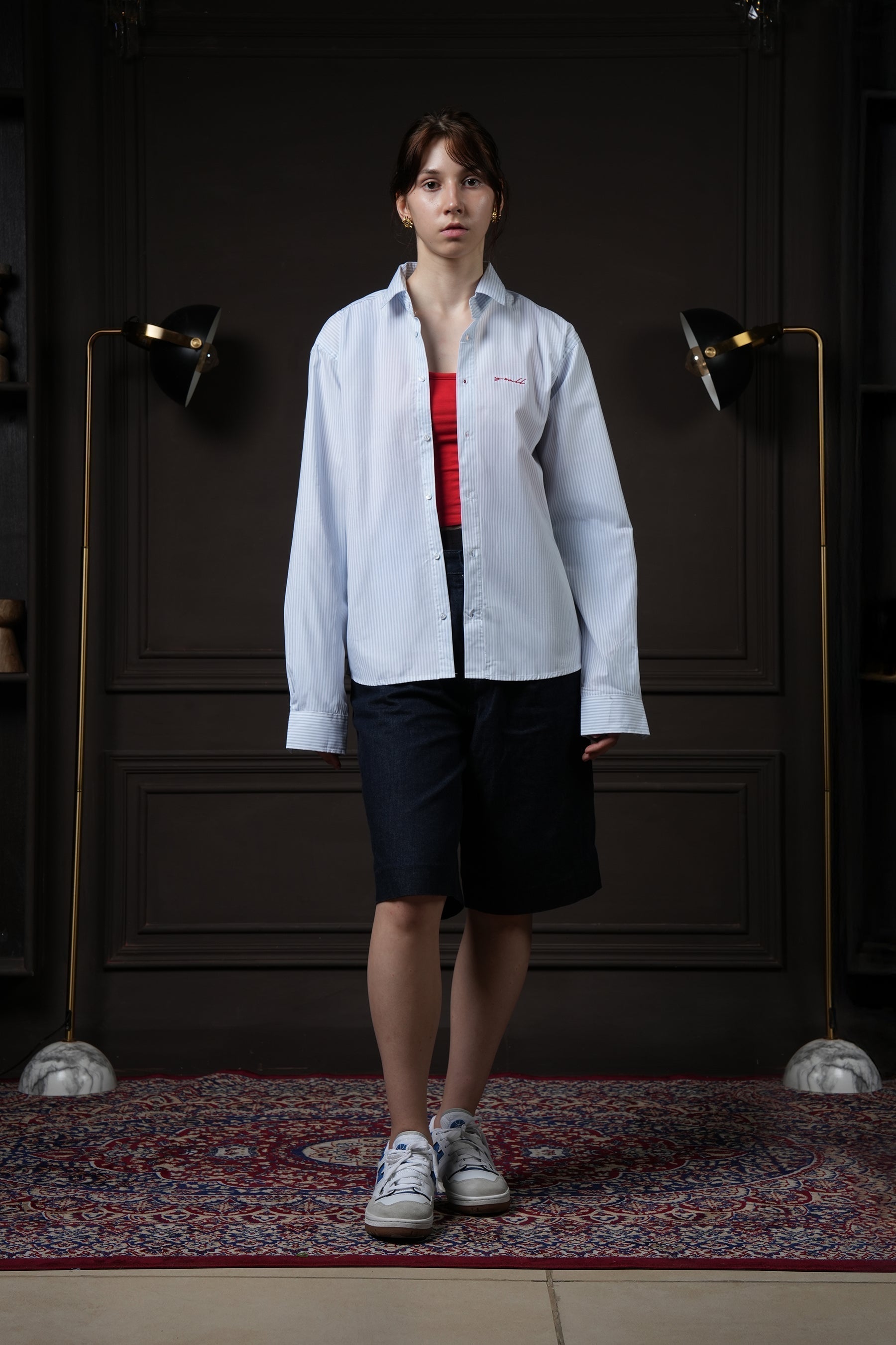 Still Line - Blue Pinstripe