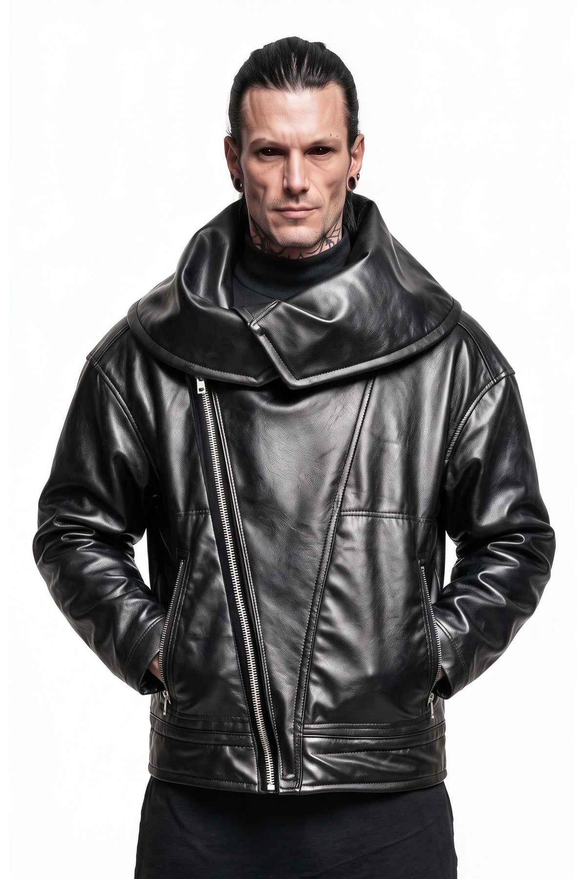 STATEMENT COLLAR JACKET