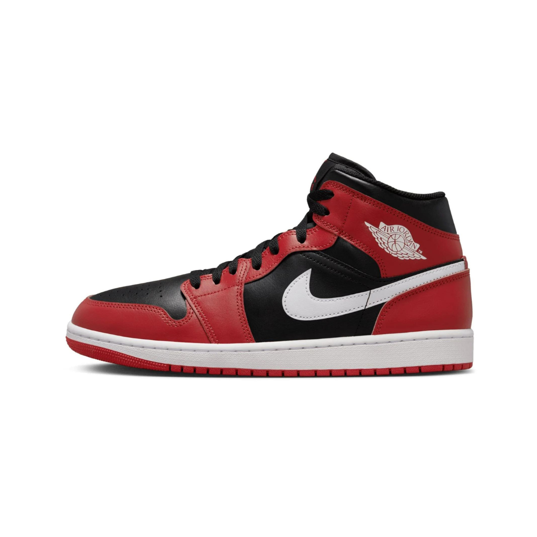 Jordan 1 mid gym red white black hotsell