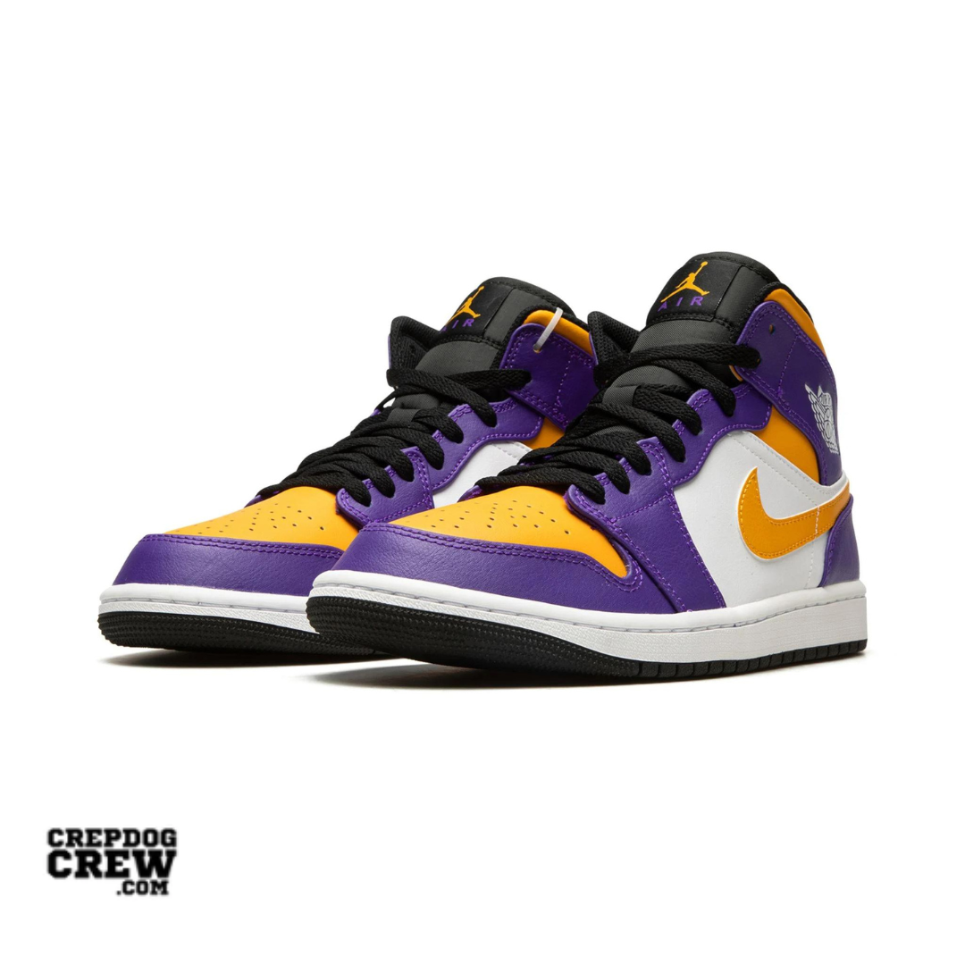 Jordan 1 Mid Lakers