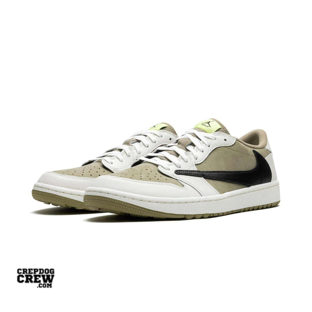 Jordan 1 Retro Low Golf Travis Scott Neutral Olive