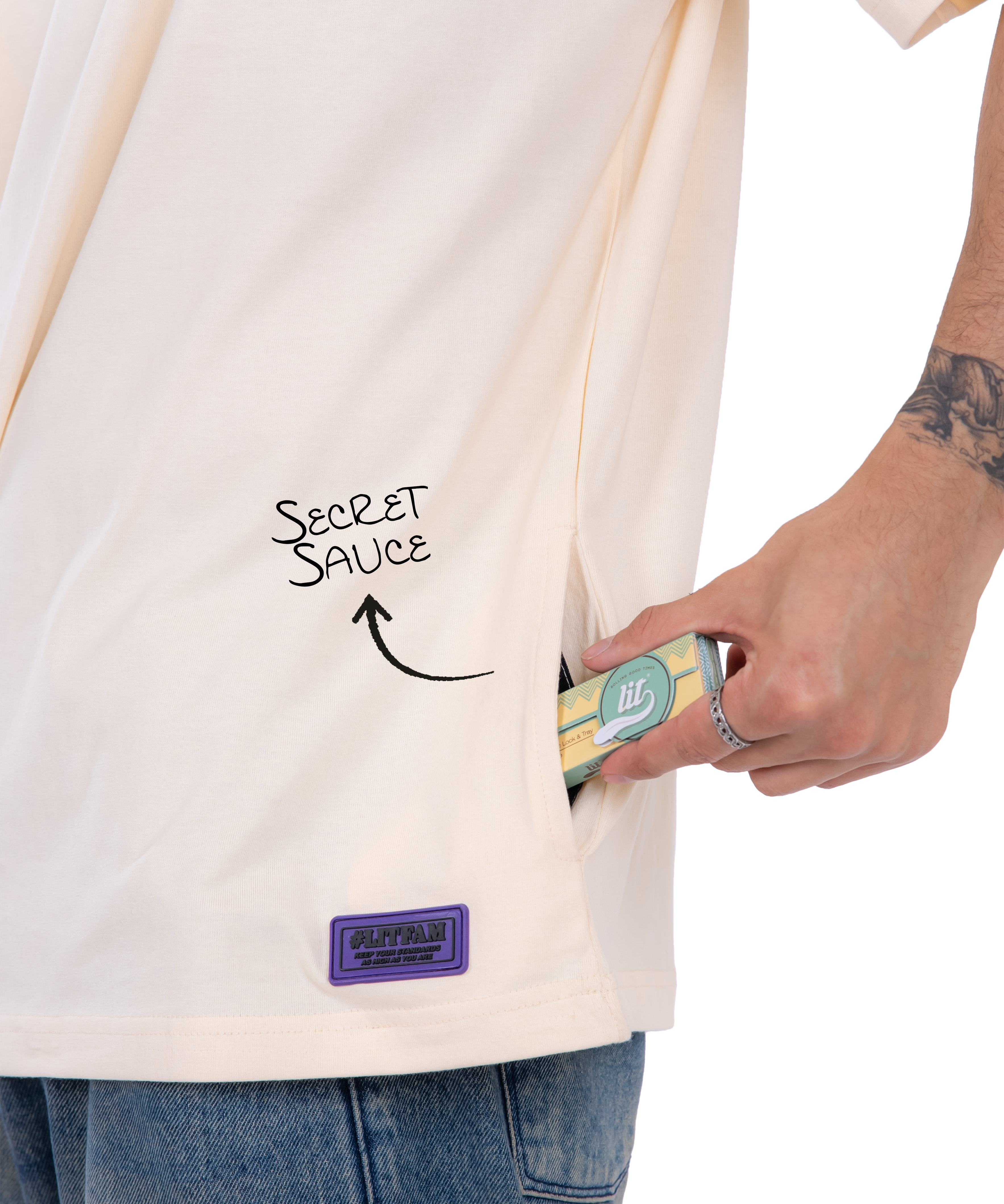ROLL CREW T-SHIRT