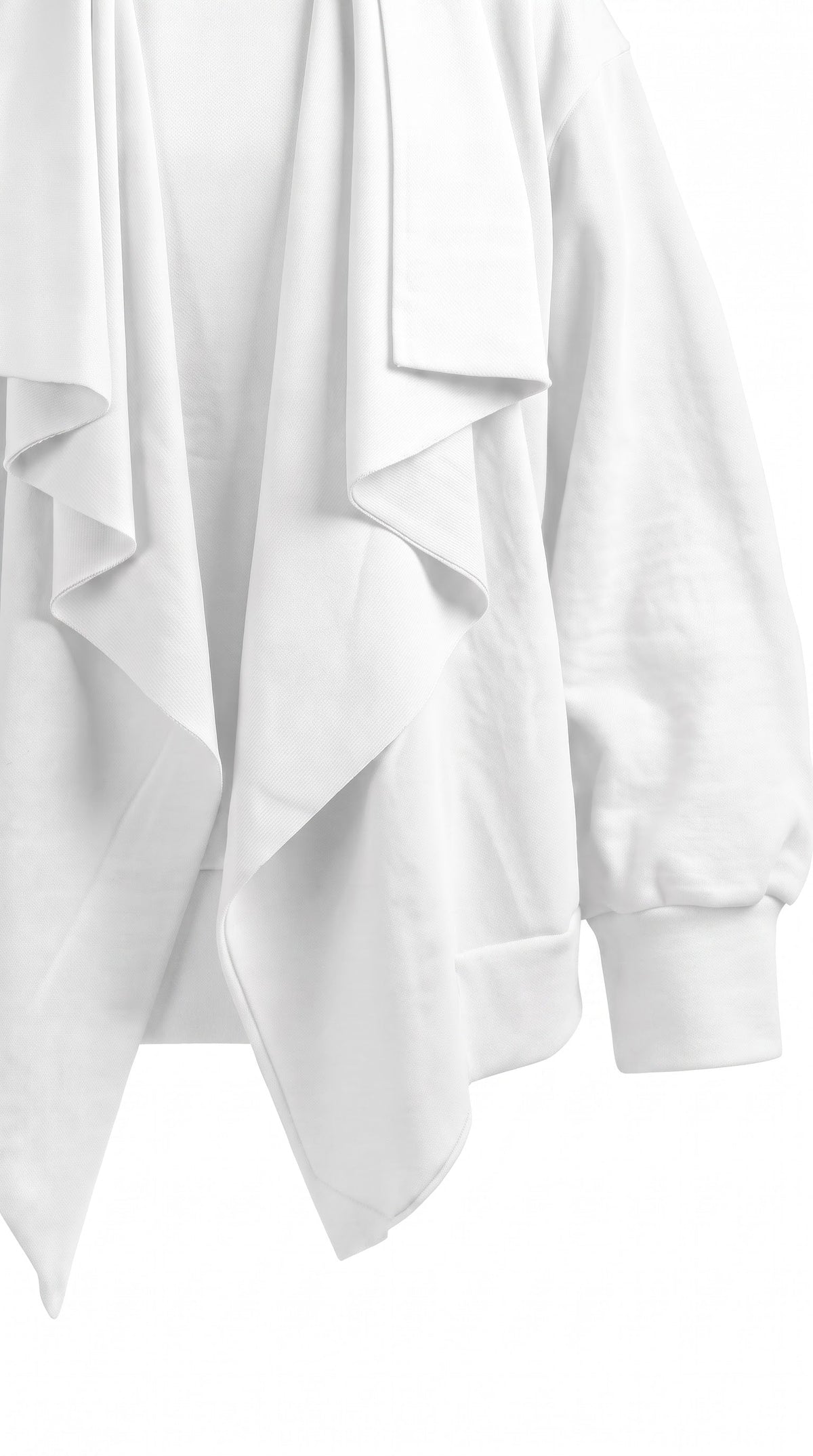 Shawl Draped Hoodie (Limited White Ver.)