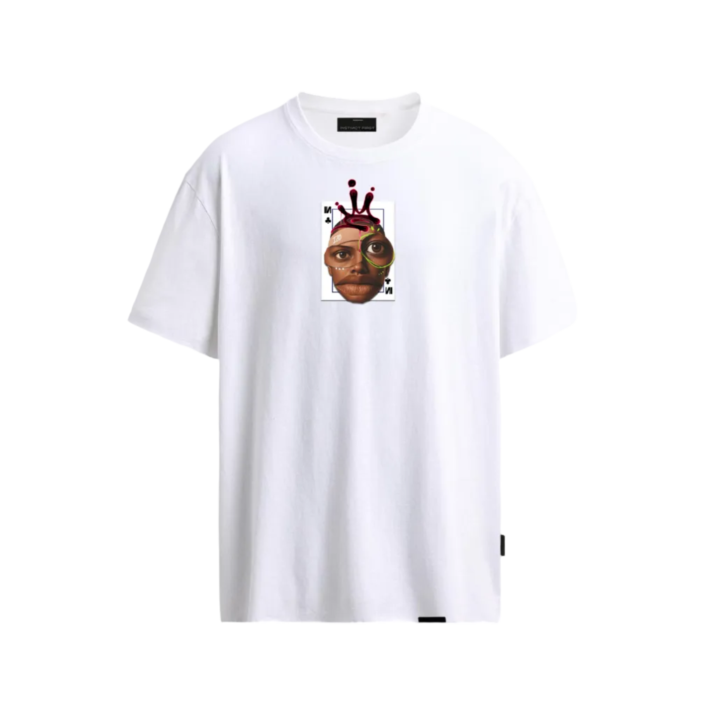 King of Instincts - Relaxed Fit Tshirt (White)