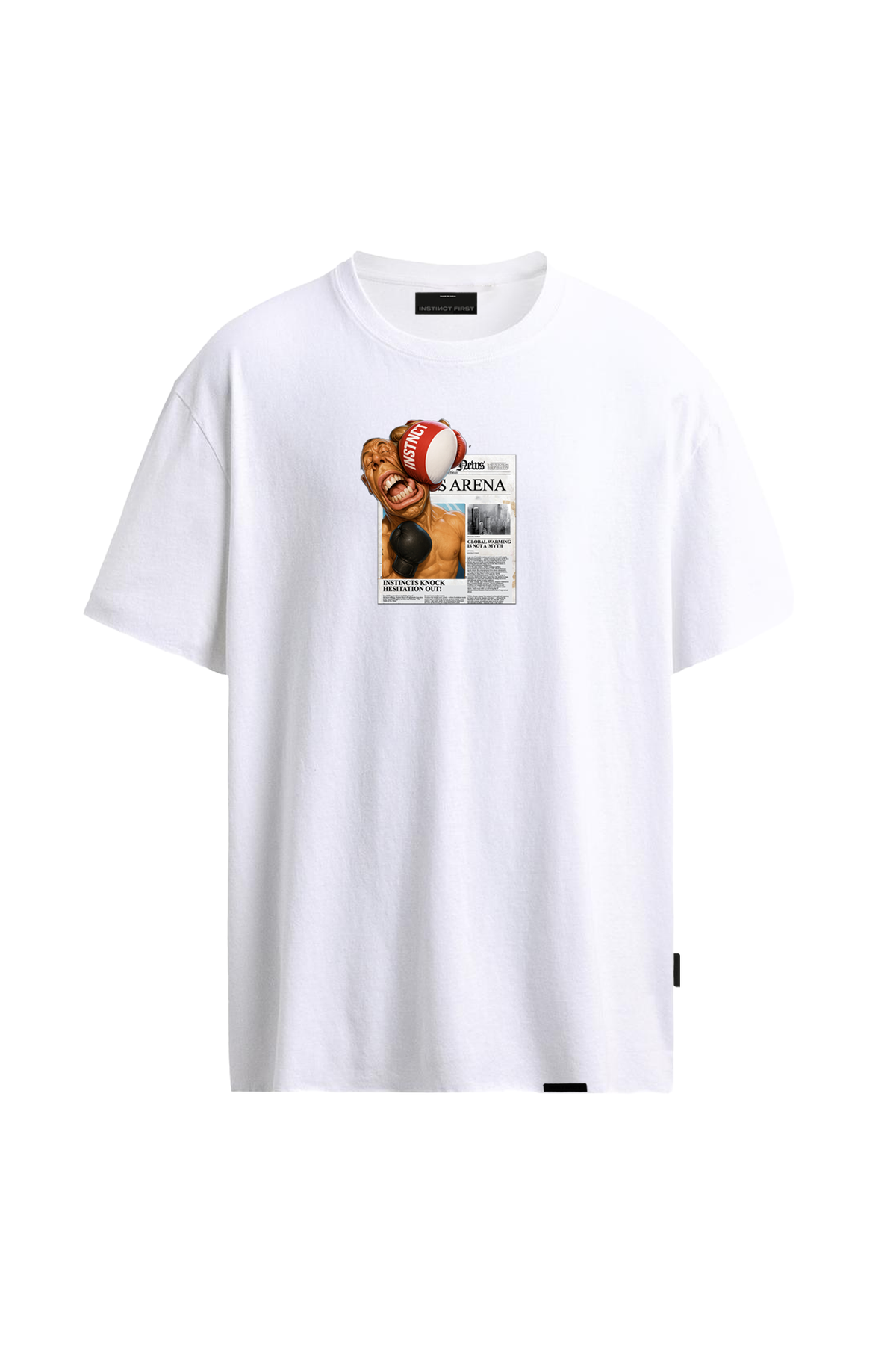 Knockout - Relaxed Fit Tshirt (White)