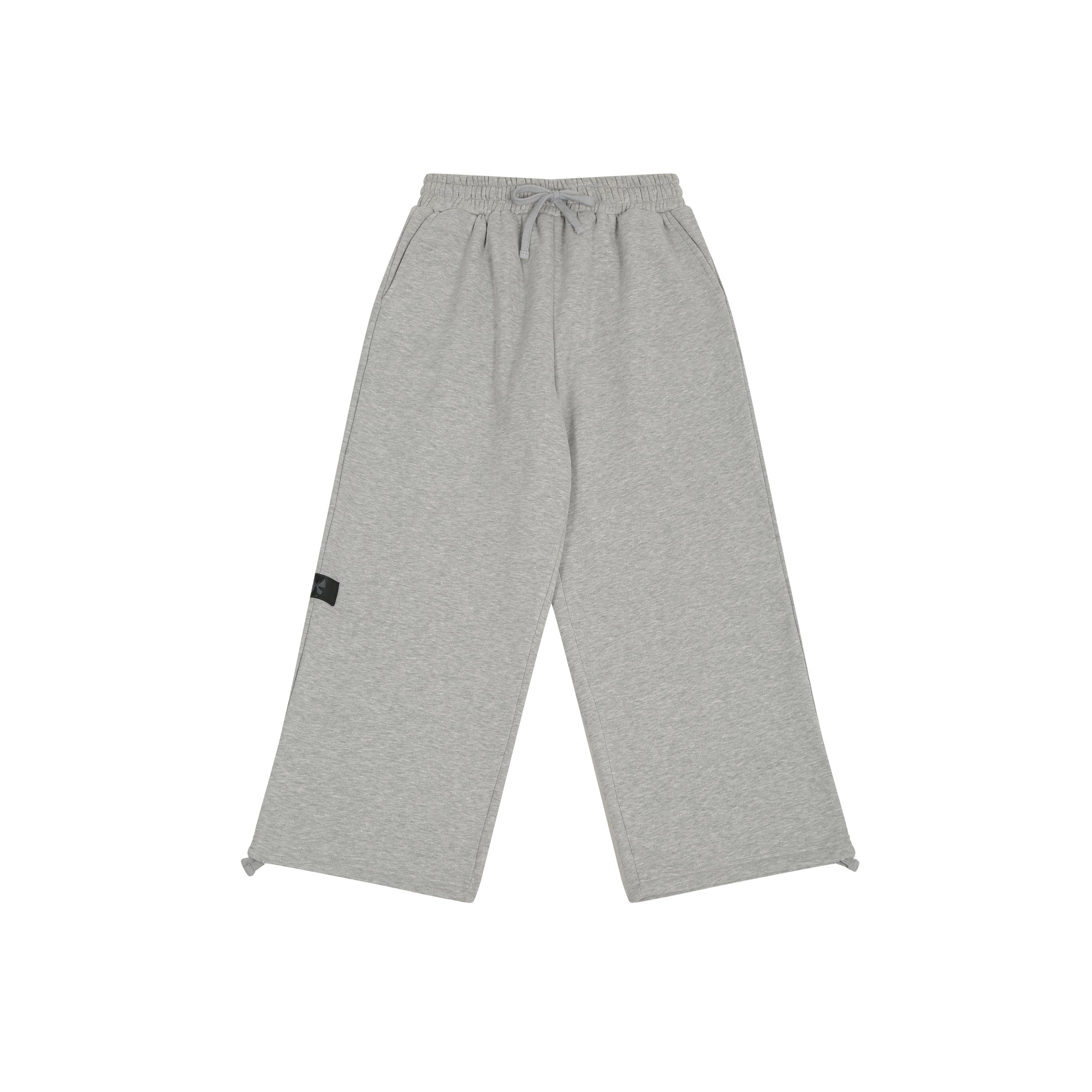 Wide Leg Sweatpants- Concrete