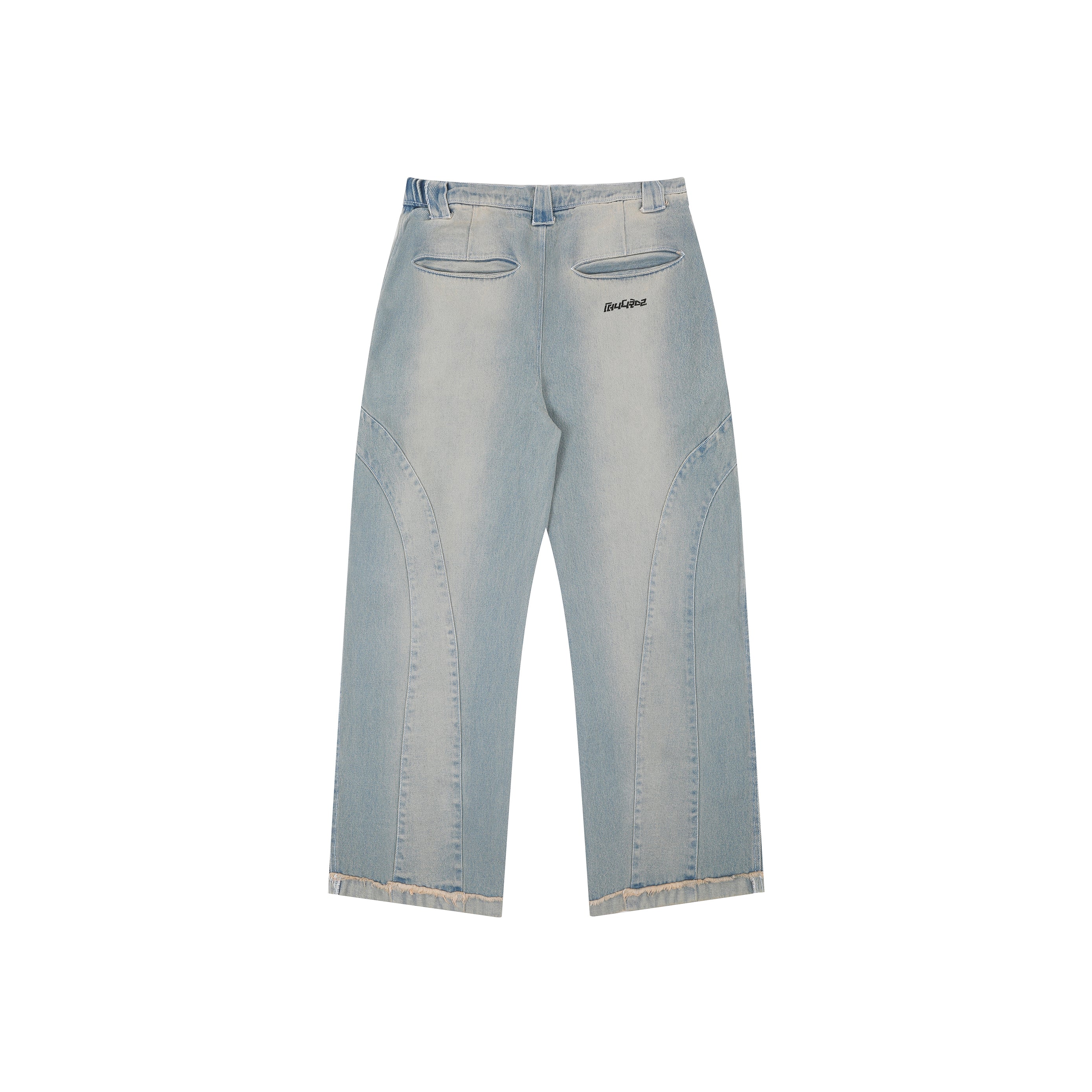 Infinity Panelled Jeans-sky tint