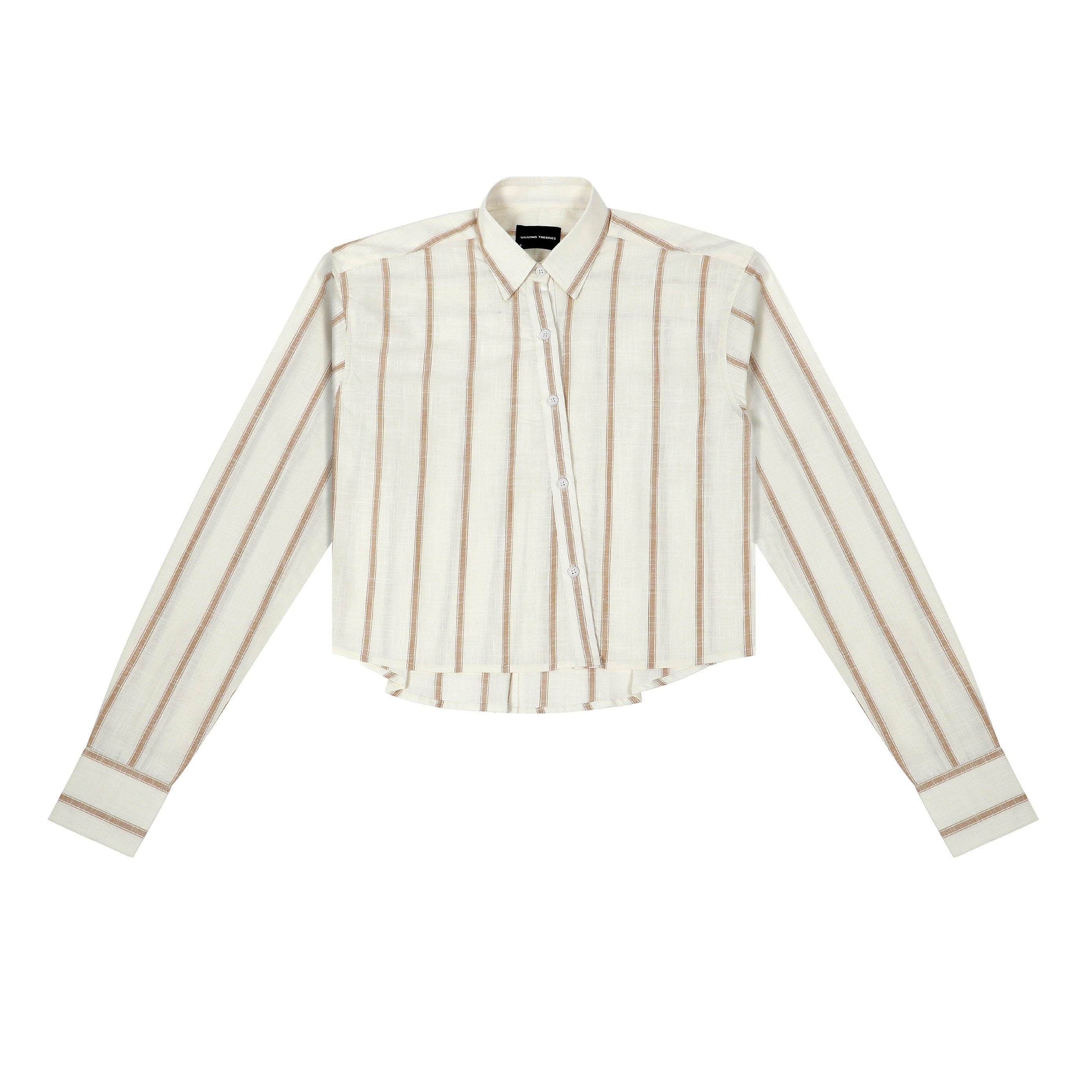 ASYMMETRICAL BUTTON DOWN SHIRT