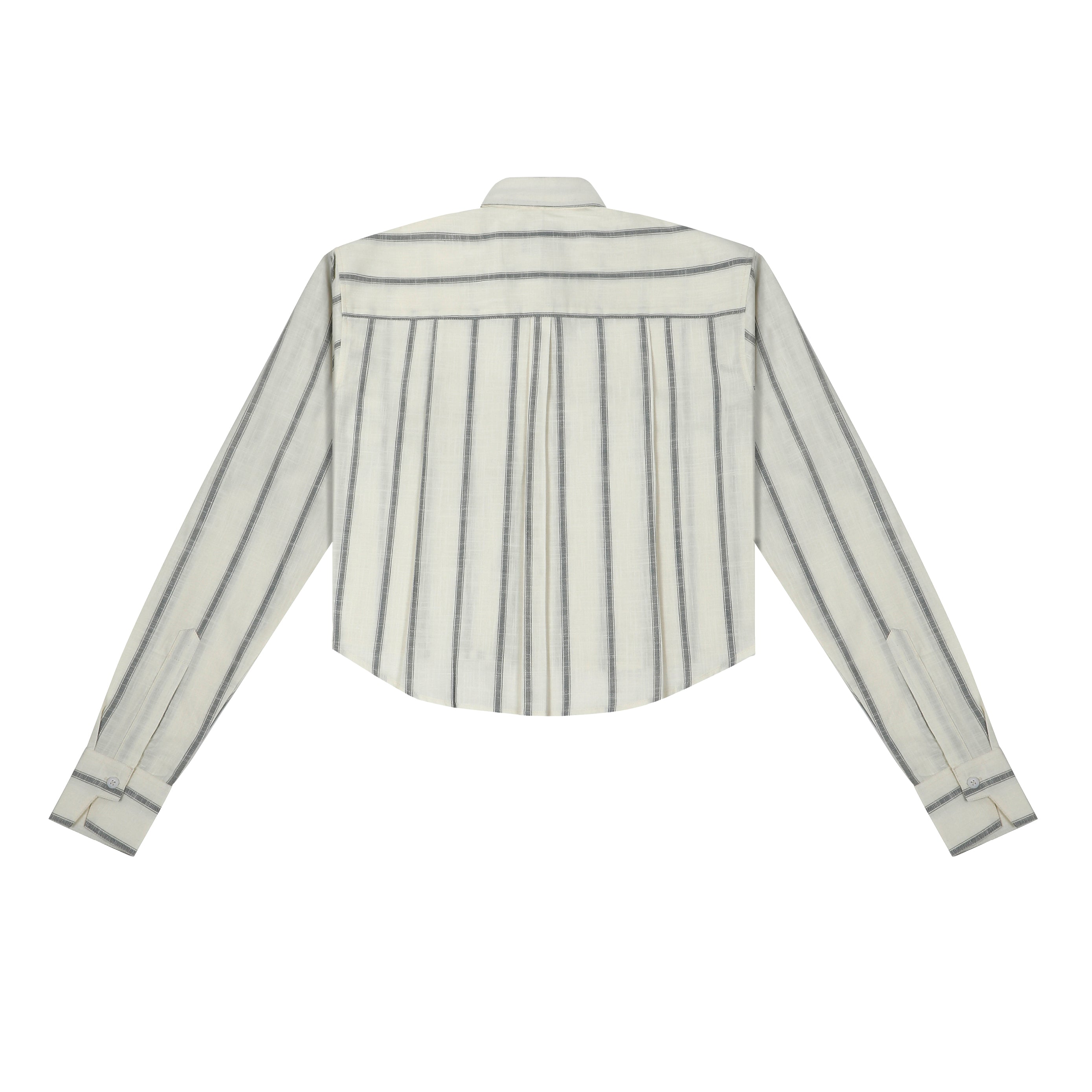 ASYMMETRICAL BUTTON DOWN SHIRT