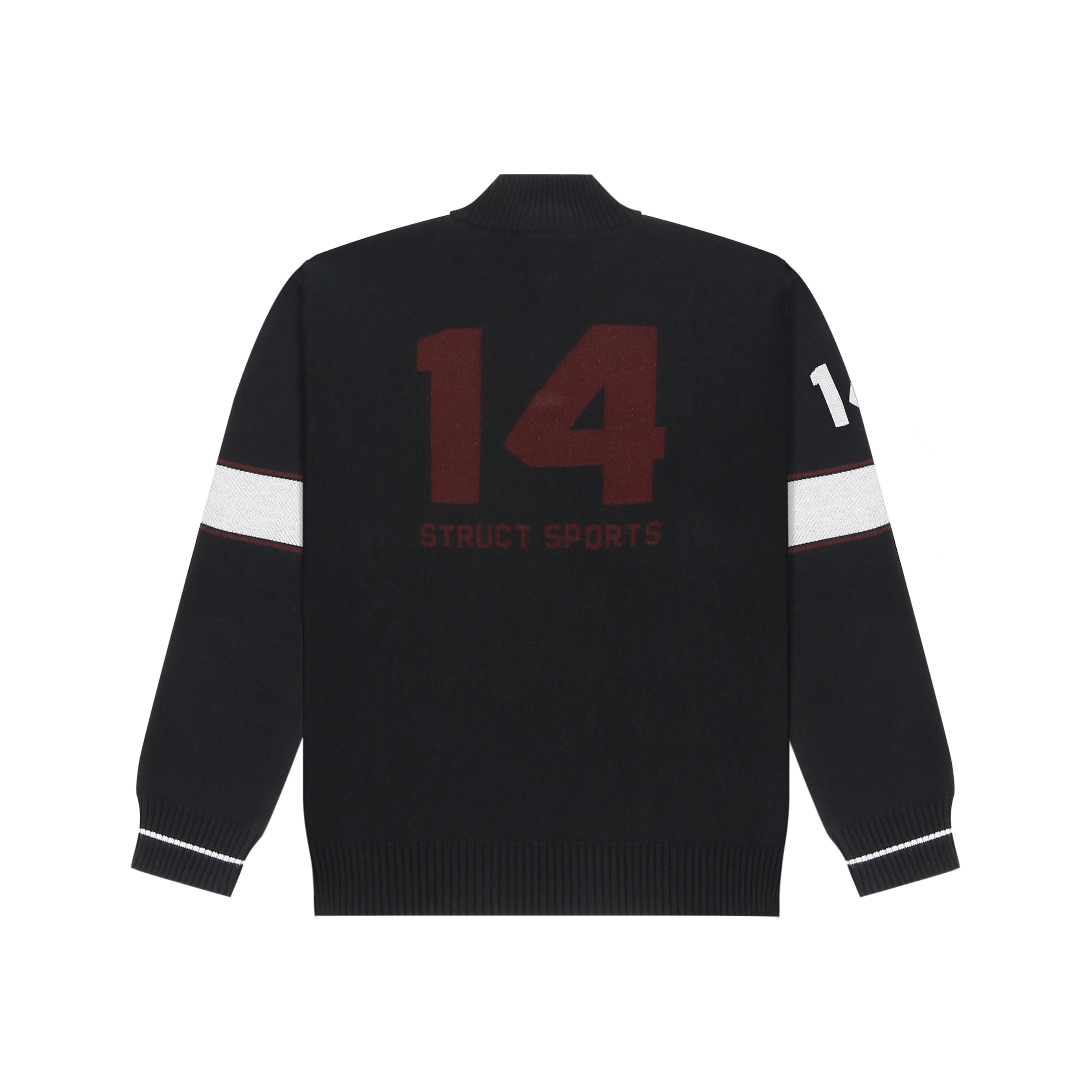 CYCLING CLUB HALF-ZIP KNIT SWEATER