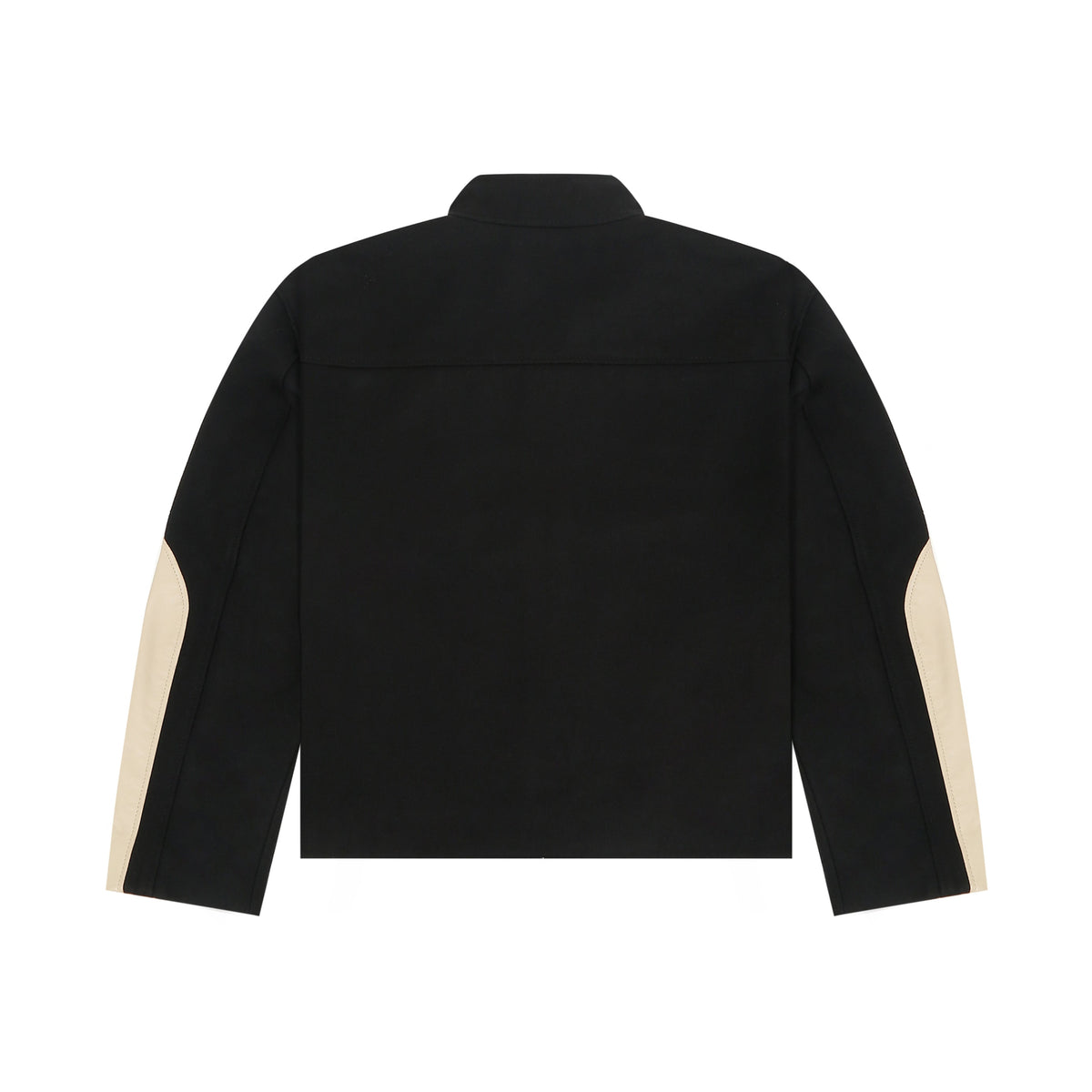 STRUCT DISTRESSED LEATHER RIDER JACKET BLACK