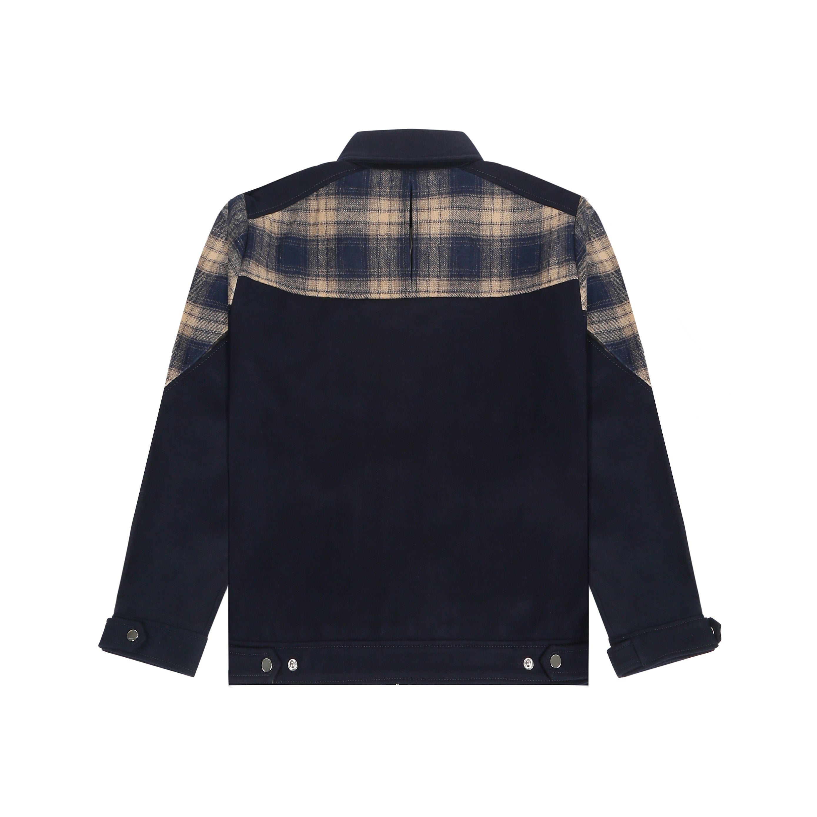 CHEVRON CHECK TRACK SUITING JACKET