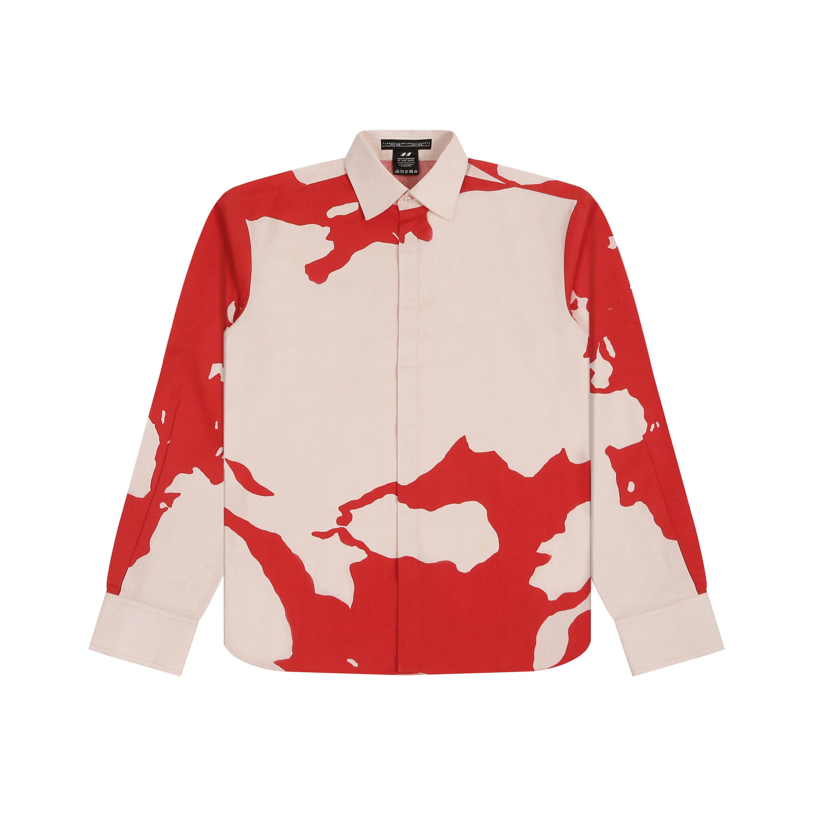 HUEMN flesh shirt - Red