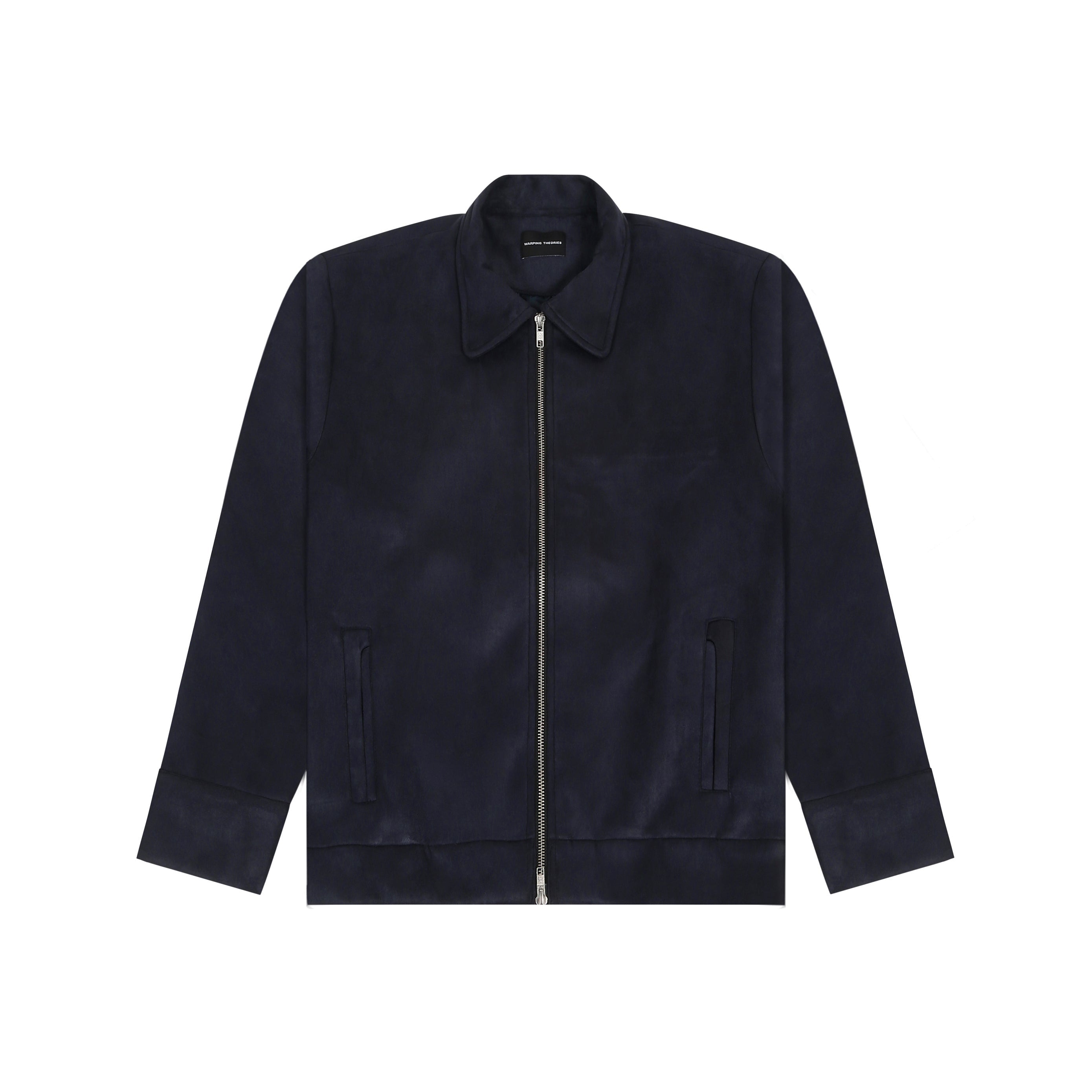 Suede Two-Way Zip Jacket