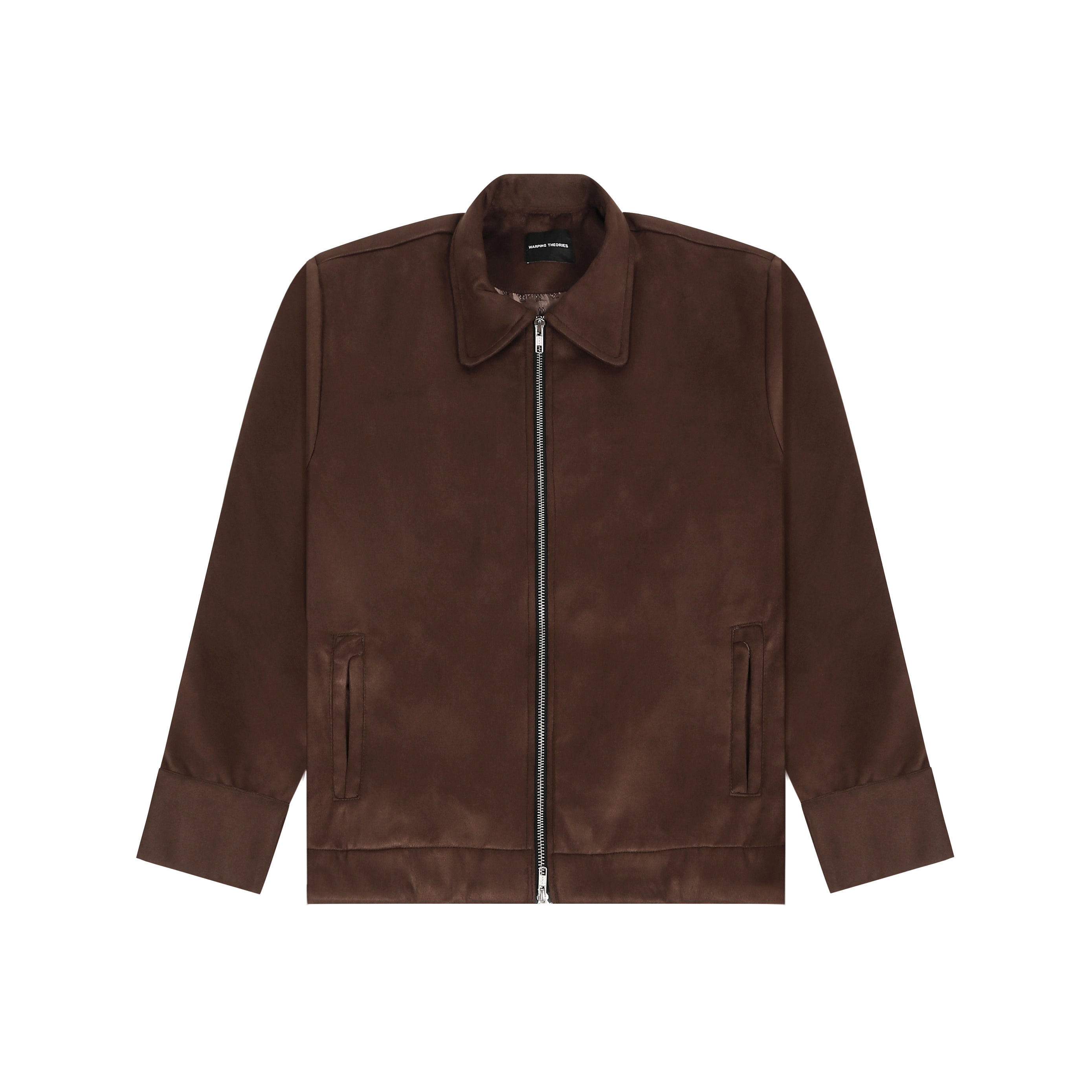 Suede Two-Way Zip Jacket