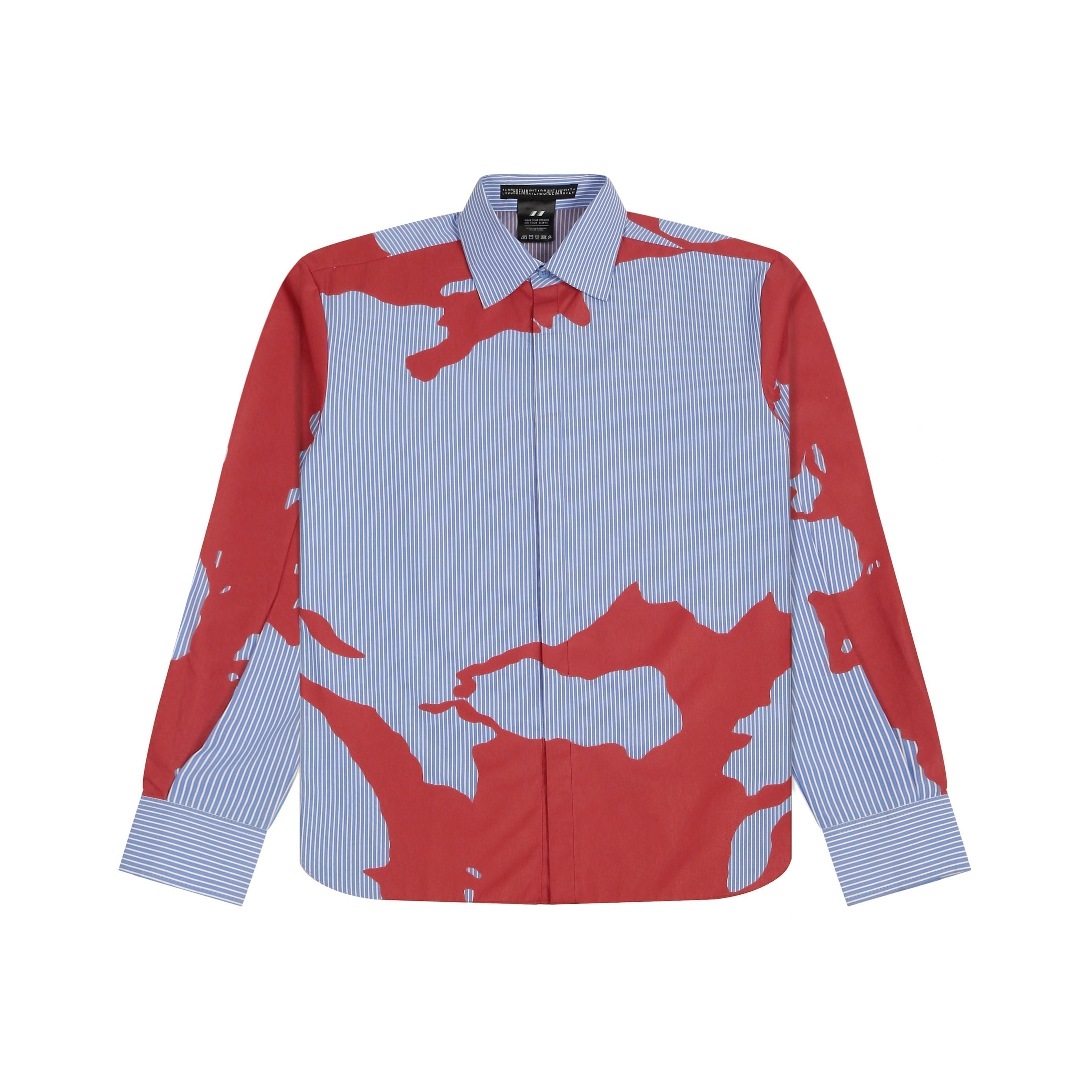 HUEMN flesh shirt - Pinstriped