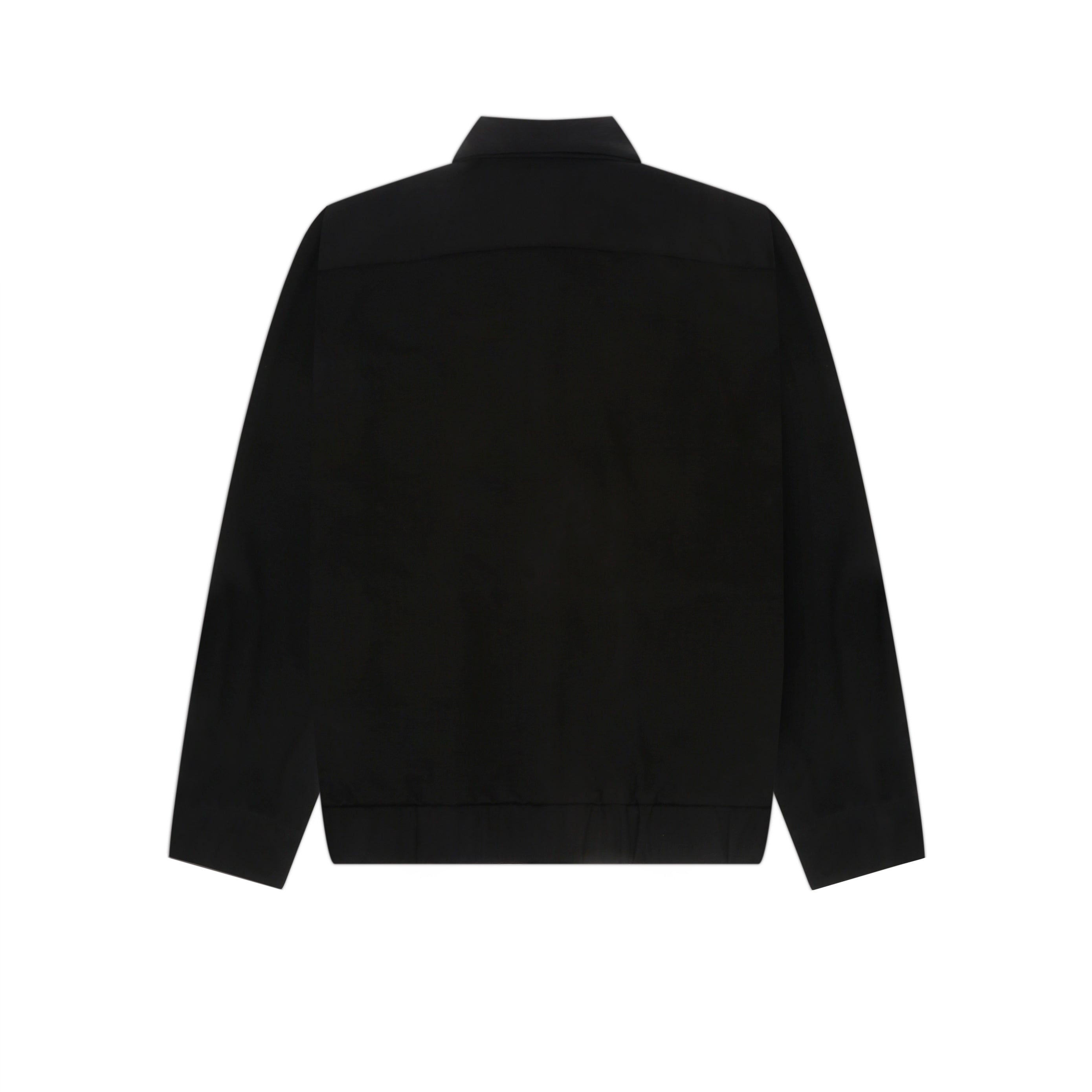 CUT PLEAT BOMBER JACKET - INK BLACK