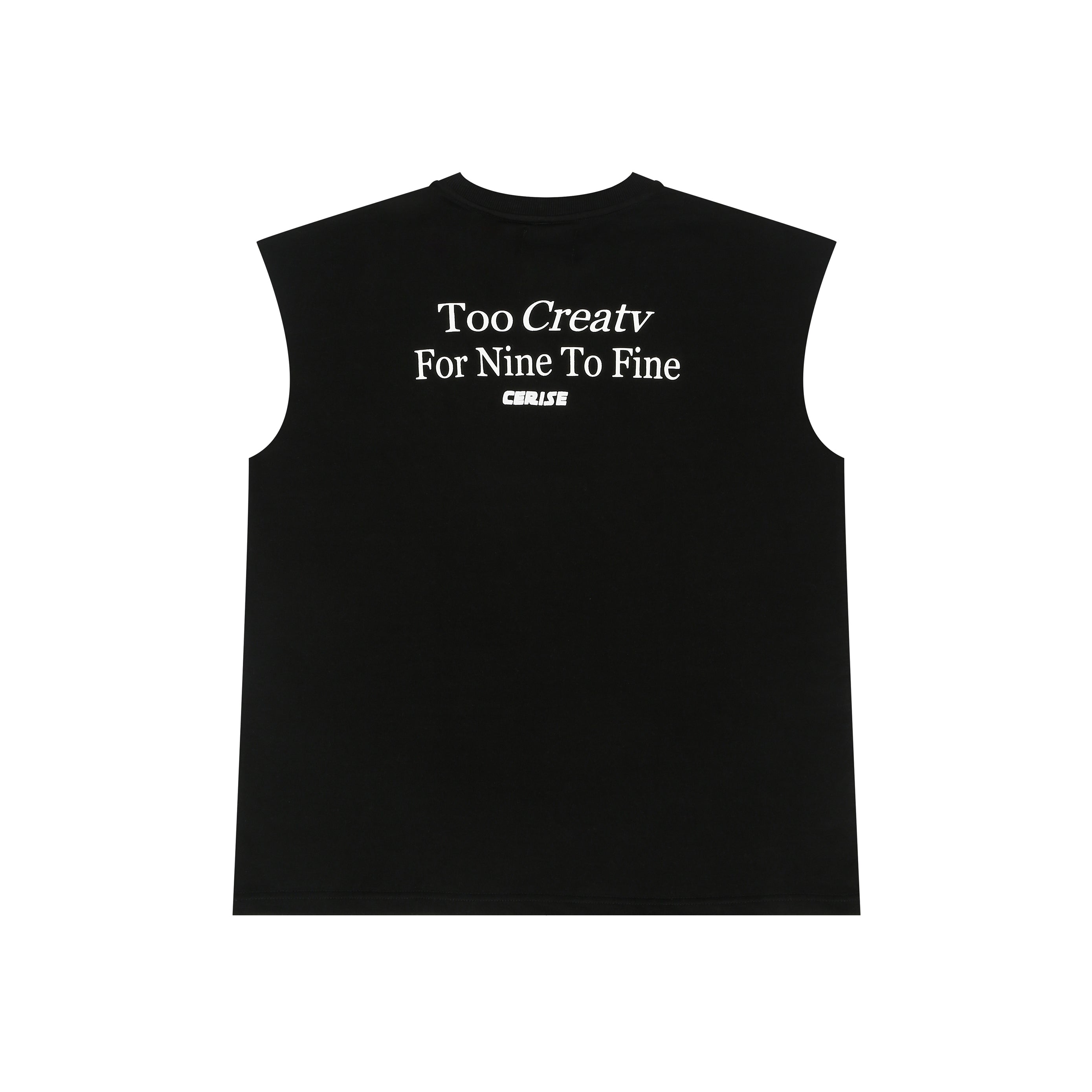 CERISE MUSCLE TEE - TOO CREATV