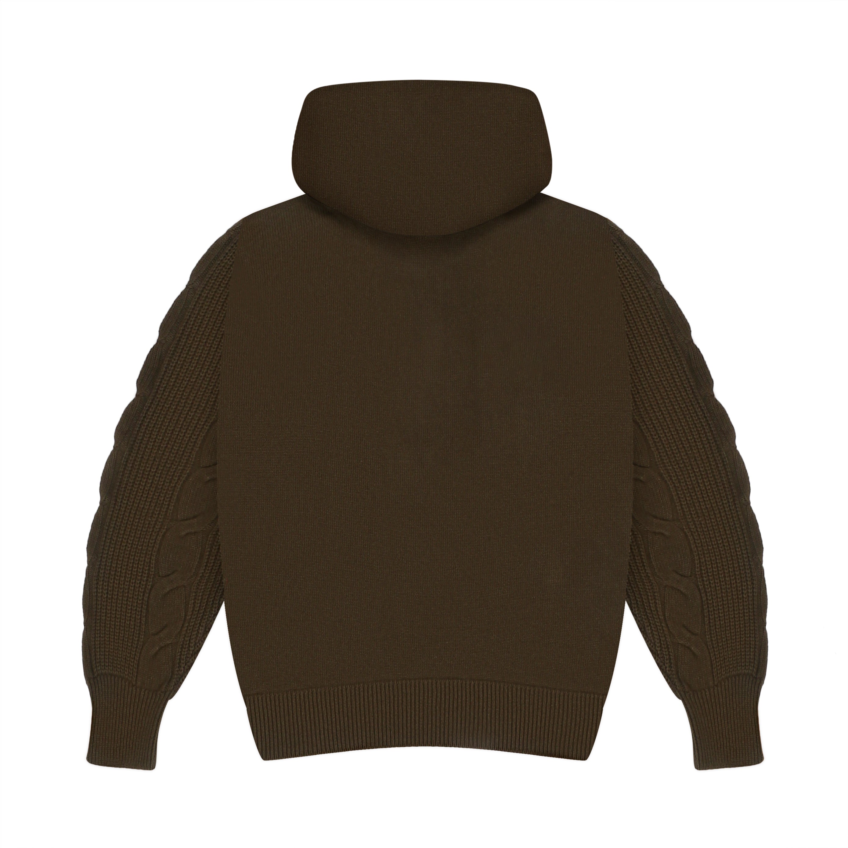 HERITAGE CABLE KNIT HOODIE